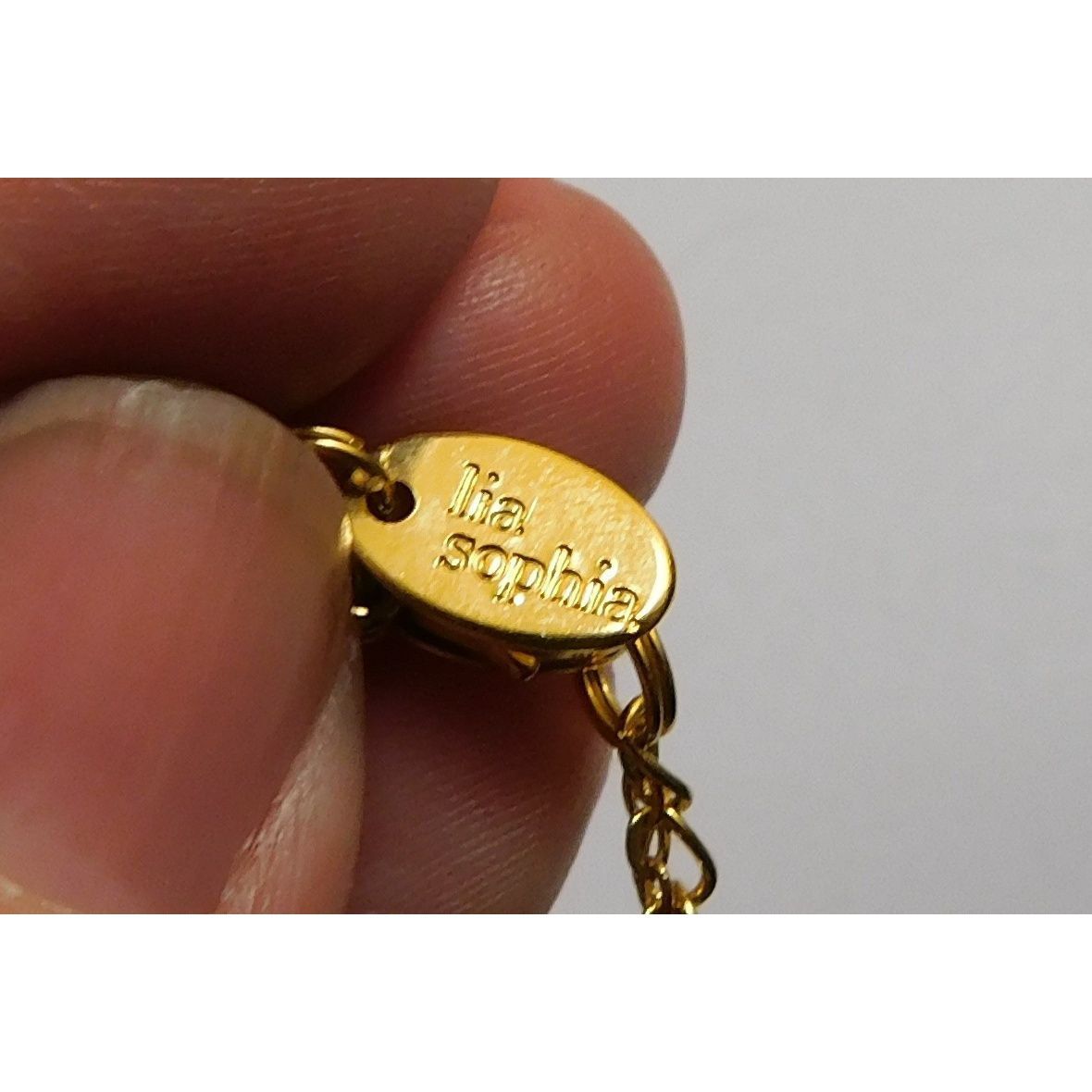 Other Lia Sophia Gold Glass Pendant Necklace Size ONE SIZE - 3 Thumbnail