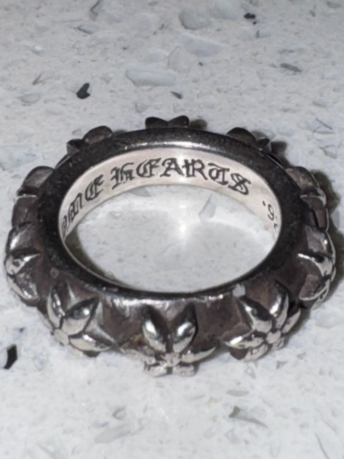 Chrome Hearts Chrome Hearts Star Band Ring Size ONE SIZE - 8 Thumbnail