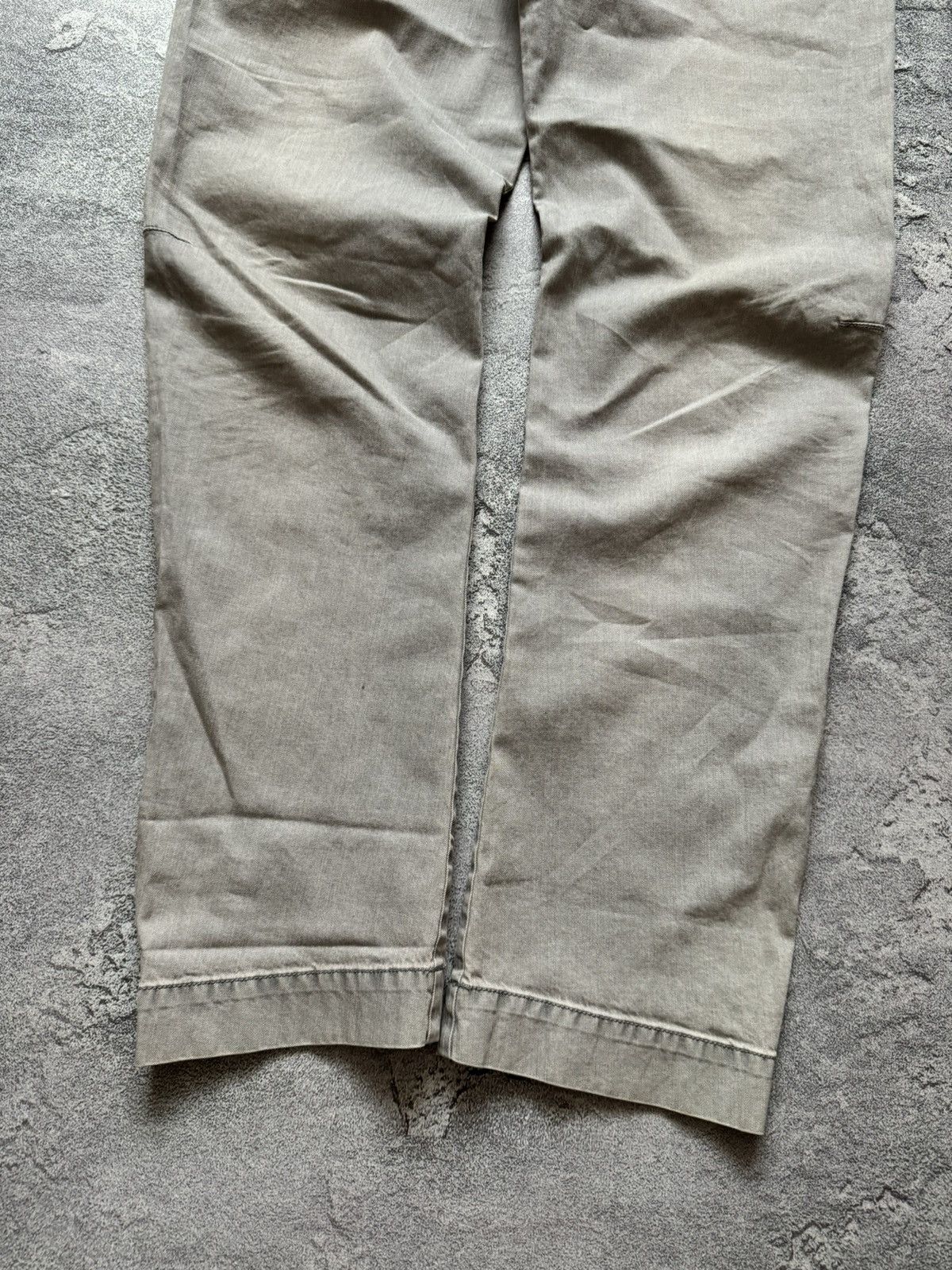 Vintage Oska 1size gray Wmns pant trouser chino relaxed faded Size 26" / US 2 / IT 38 - 5 Thumbnail