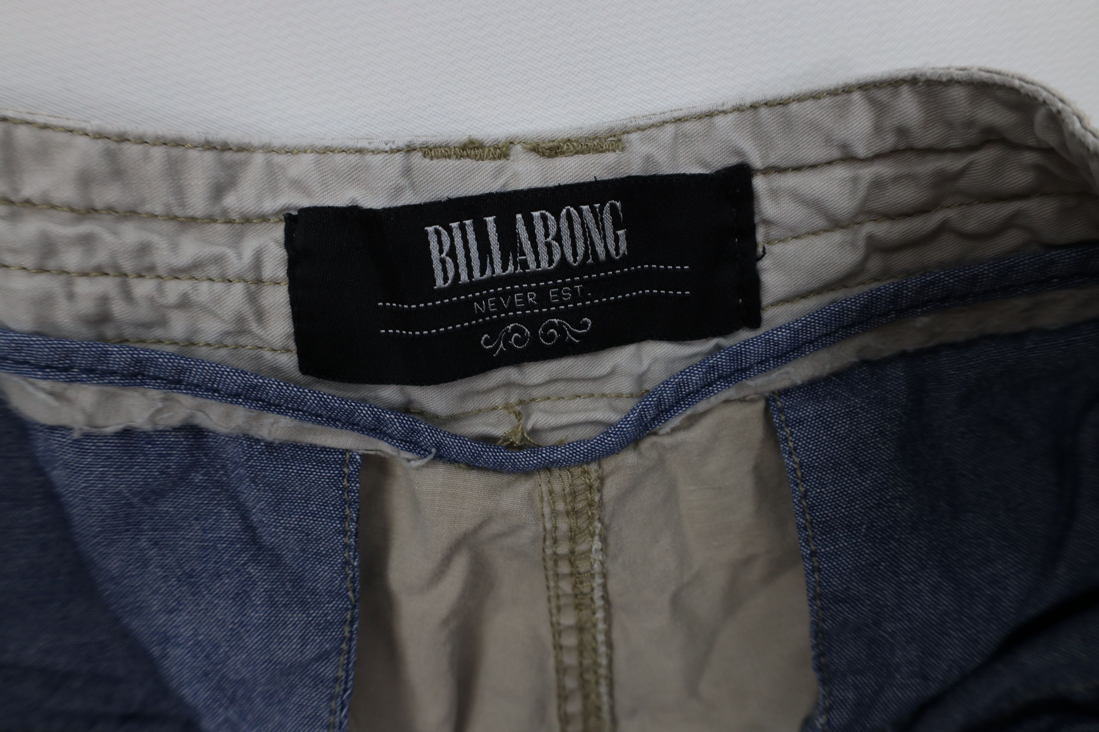 Billabong Vintage Y2K Billabong Surfing Spell Out Cargo Shorts Beige Size US 32 / EU 48 - 9 Thumbnail