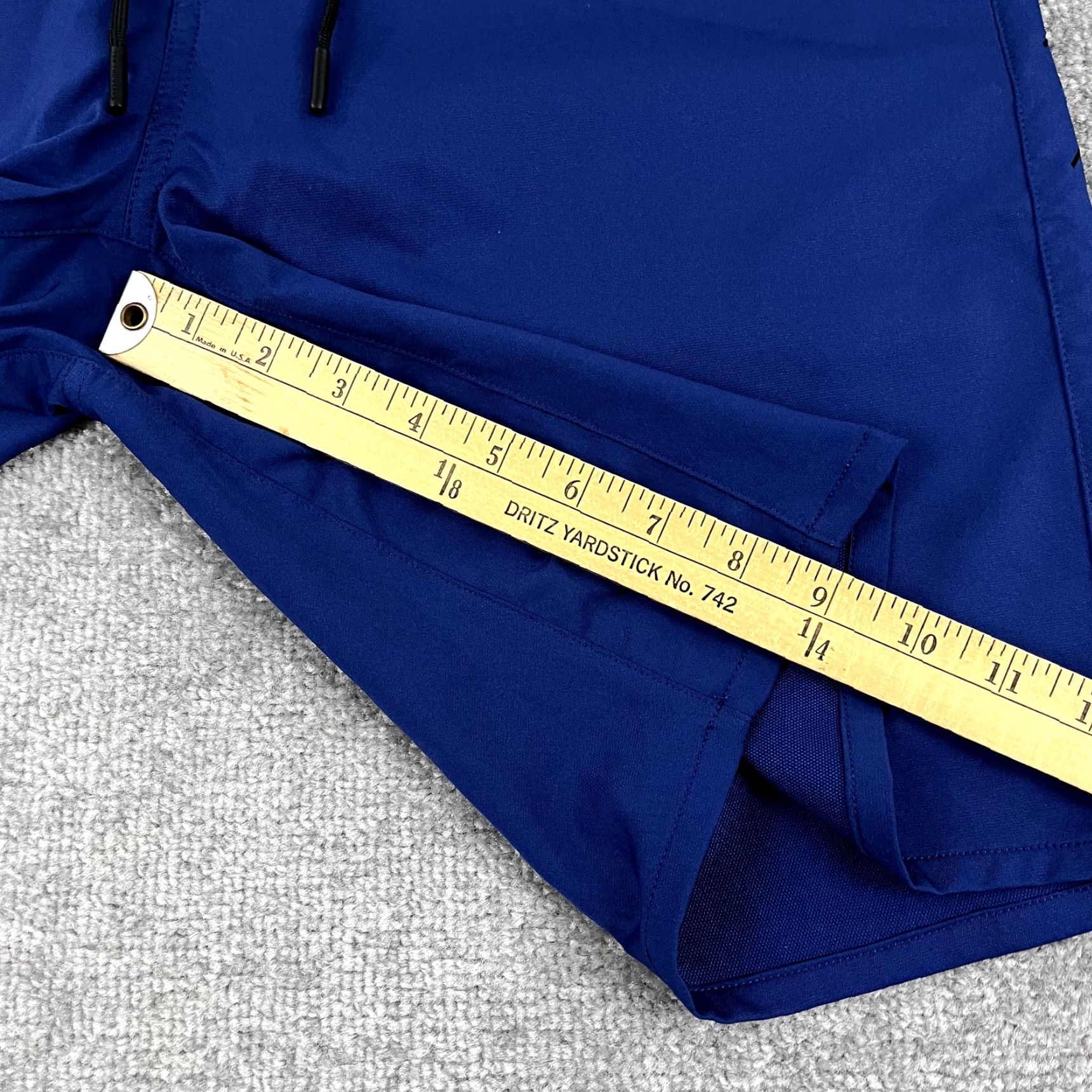Ten Thousand TEN THOUSAND Shorts Mens Large 9" Blue Lined Foundation Running Workout Wool Size US 33 - 6 Thumbnail
