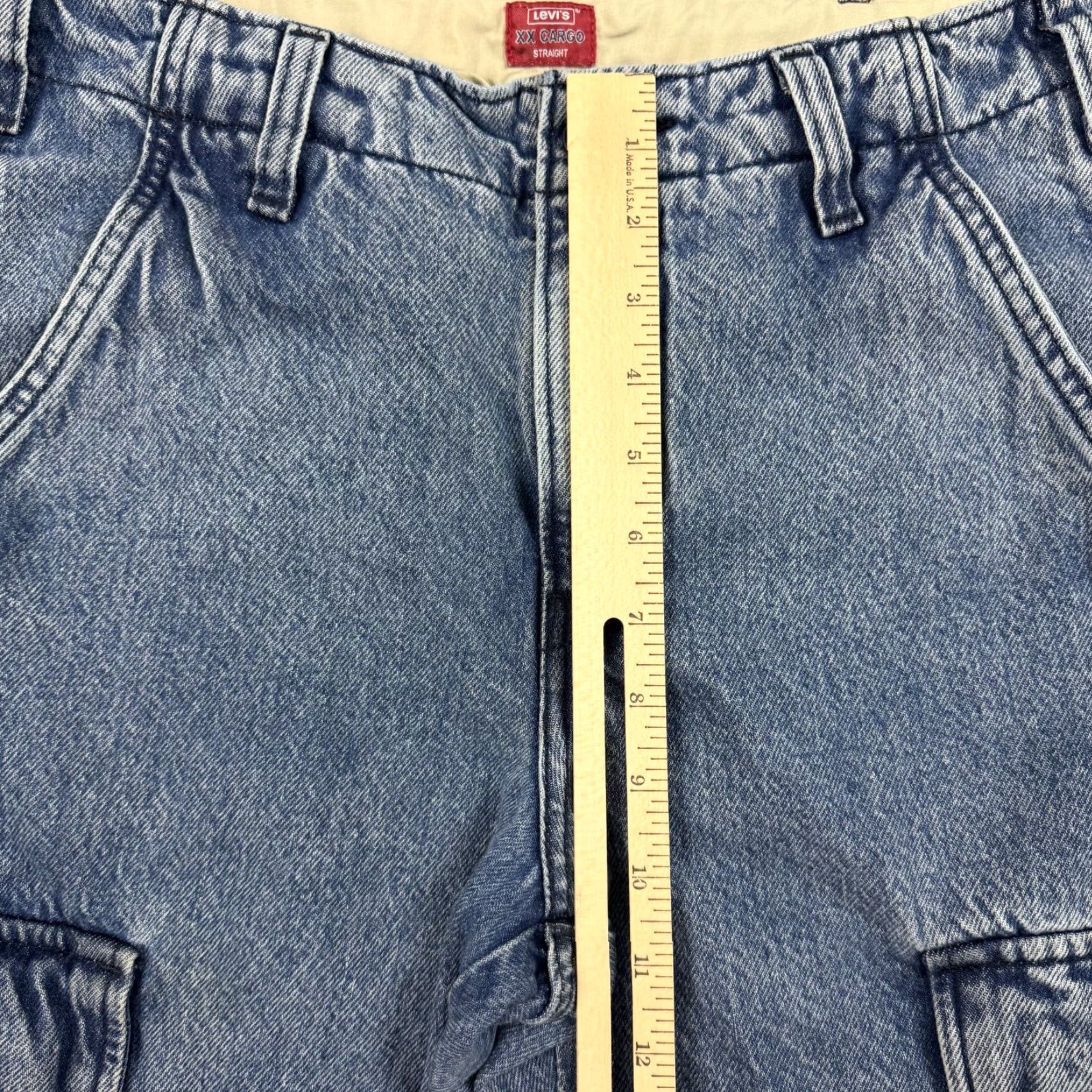 Levi's Levis Jeans Mens 31 28x29 Medium Wash 100% Cotton Denim Straight Size US 28 / EU 44 - 4 Thumbnail