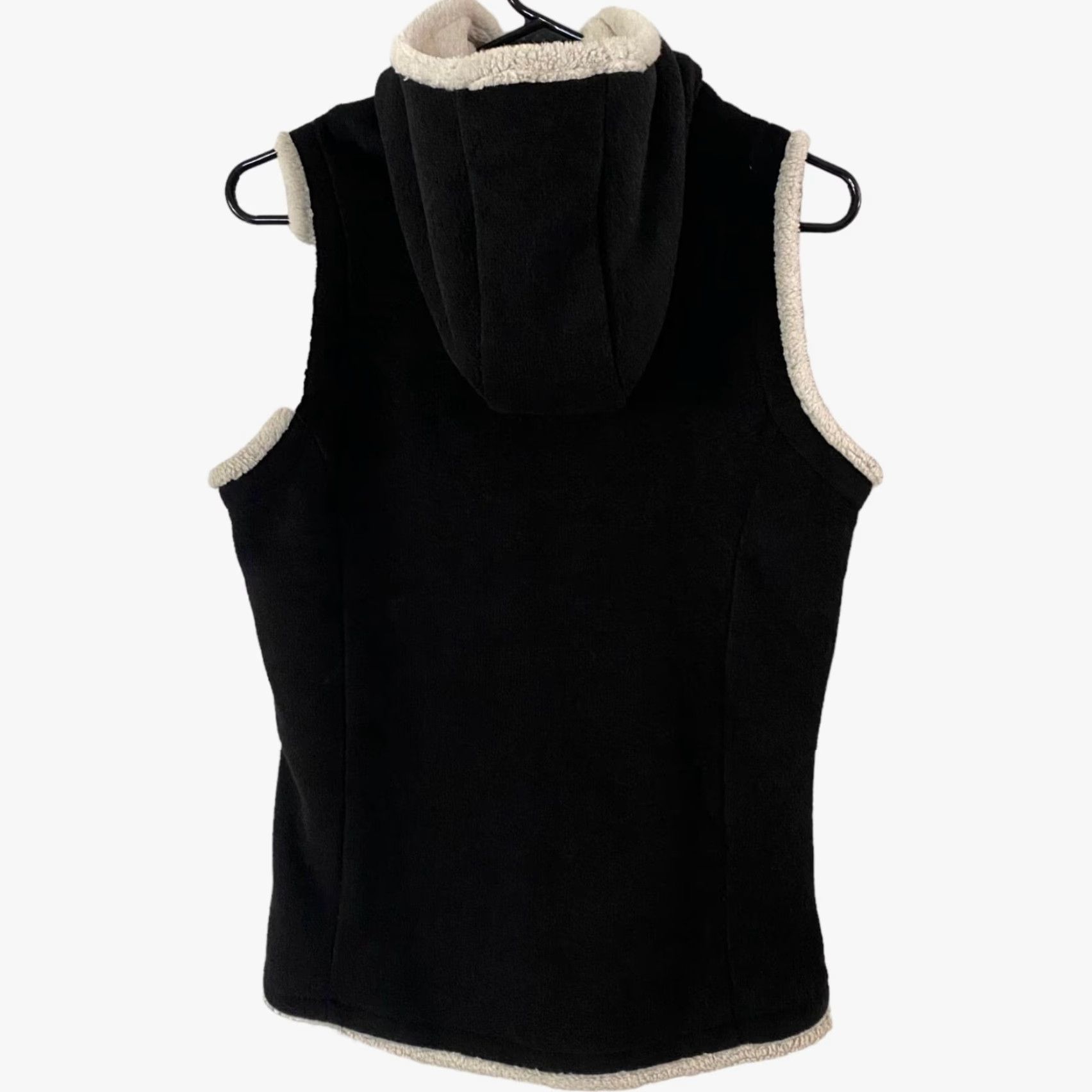 Vintage Kuhl Vest Hooded Alfpaca Fleece Sherpa Full-Zip Insulated Black Women's Small Size S / US 4 / IT 40 - 3 Thumbnail