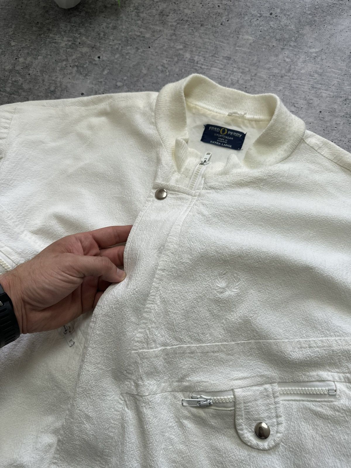 Fred Perry Vintage 90s Fred Perry Y2K Casual Windbreaker Jacket Size US L / EU 52-54 / 3 - 5 Thumbnail