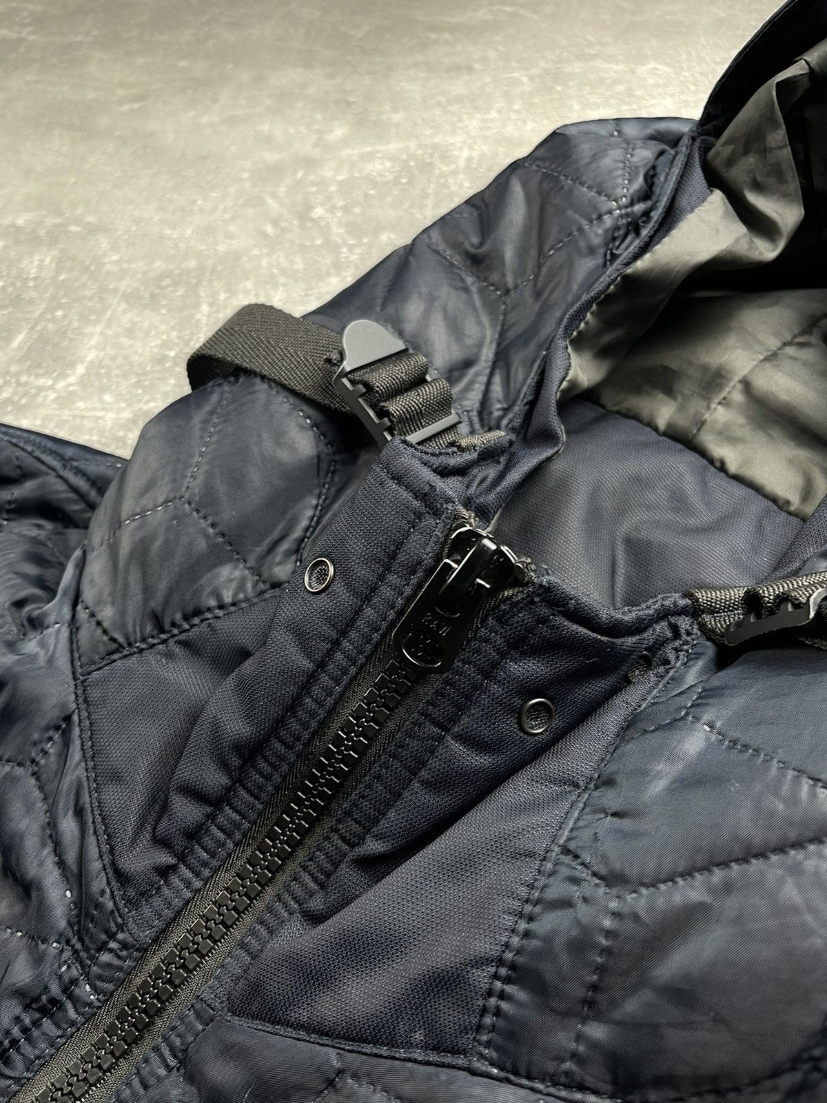 G-Star G Star RAW Quilted Straps Hooded Patches Jacket Padded Size US XL / EU 56 / 4 - 7 Thumbnail