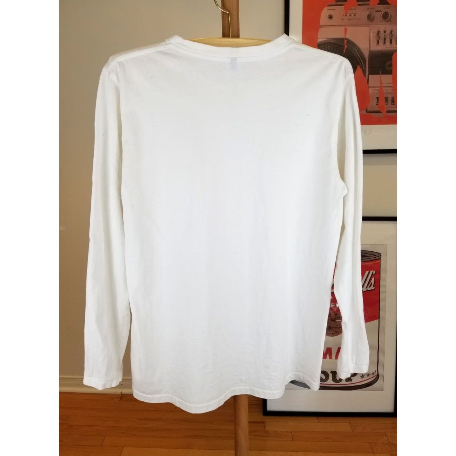 Velva Sheen VINTAGE Velva Sheen MFG CO. ONE POCKET SINGLE STITCH LONG SLEVEE T-SHIRT L Mens Shirt White 90s Size US L / EU 52-54 / 3 - 6 Thumbnail