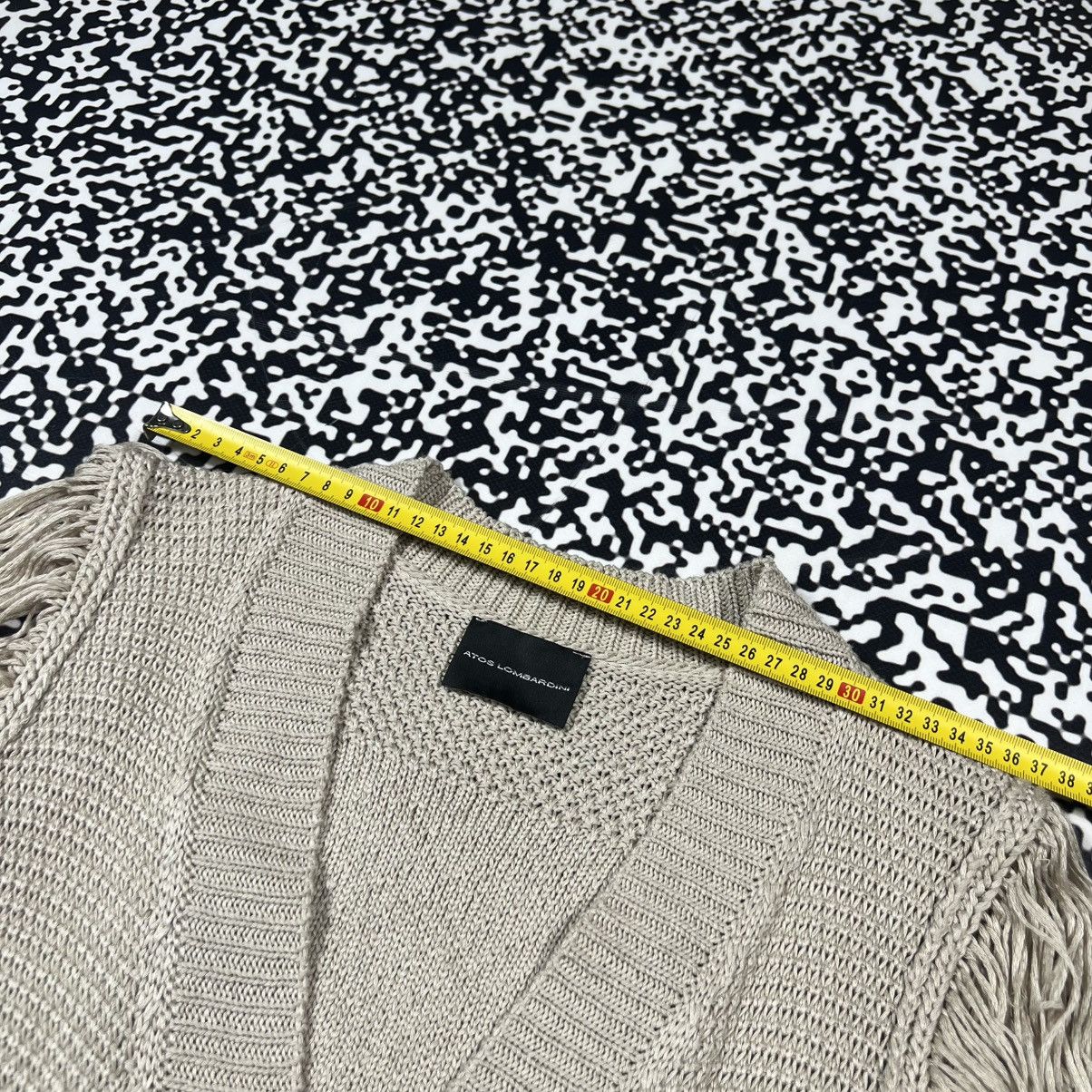 Japanese Brand Vintage Y2K Atos Lombardini Knitted Cardigan Sweater Size S / US 4 / IT 40 - 20 Thumbnail