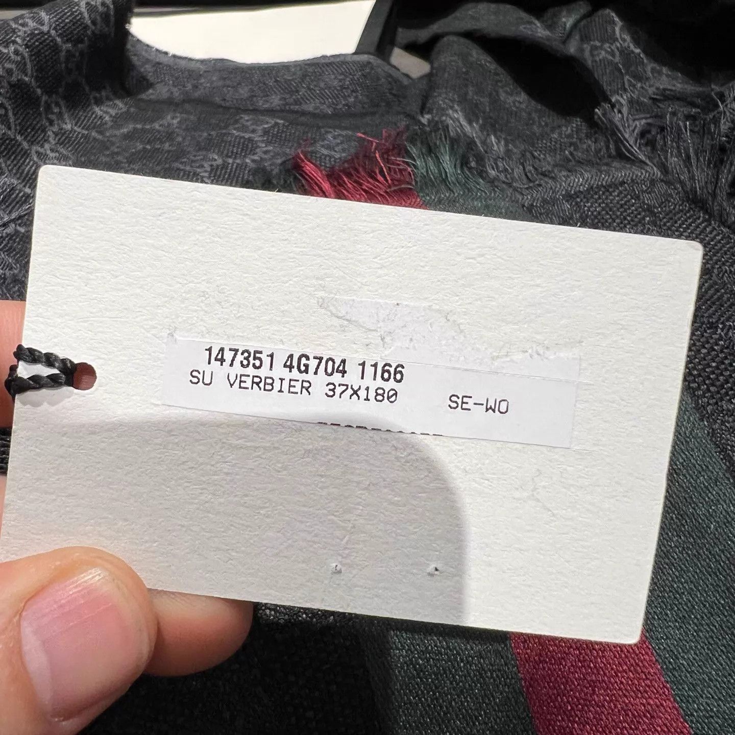 Gucci GUCCI Striped Scarf Women's New With Tags Size ONE SIZE - 6 Thumbnail