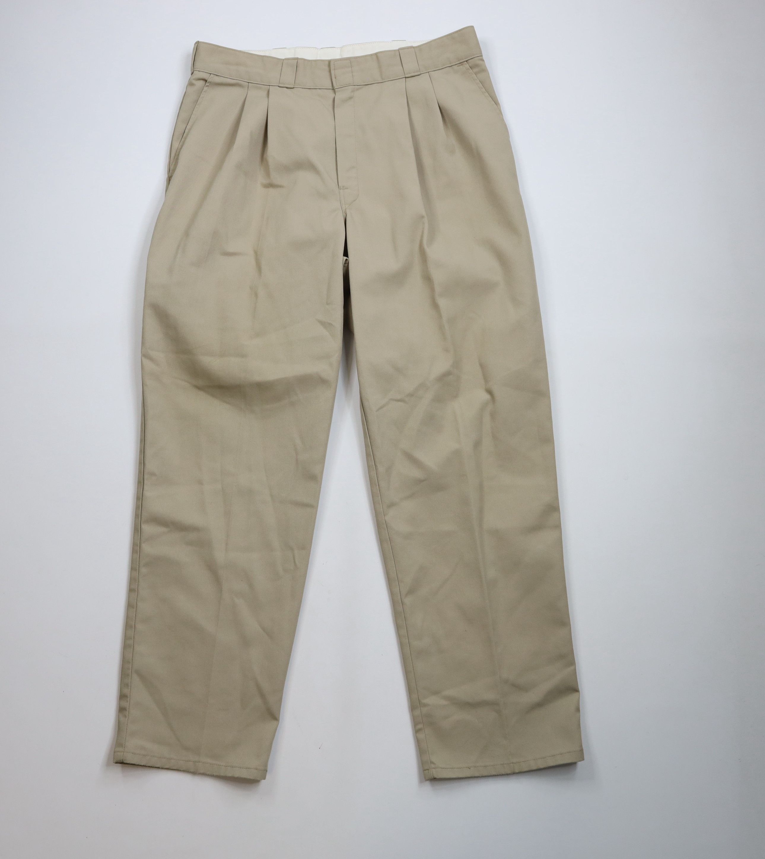 Dickies × Vintage Vintage 90s Dickies Mechanic Wide Leg Chino Pants USA Size US 38 / EU 54 - 1 Thumbnail