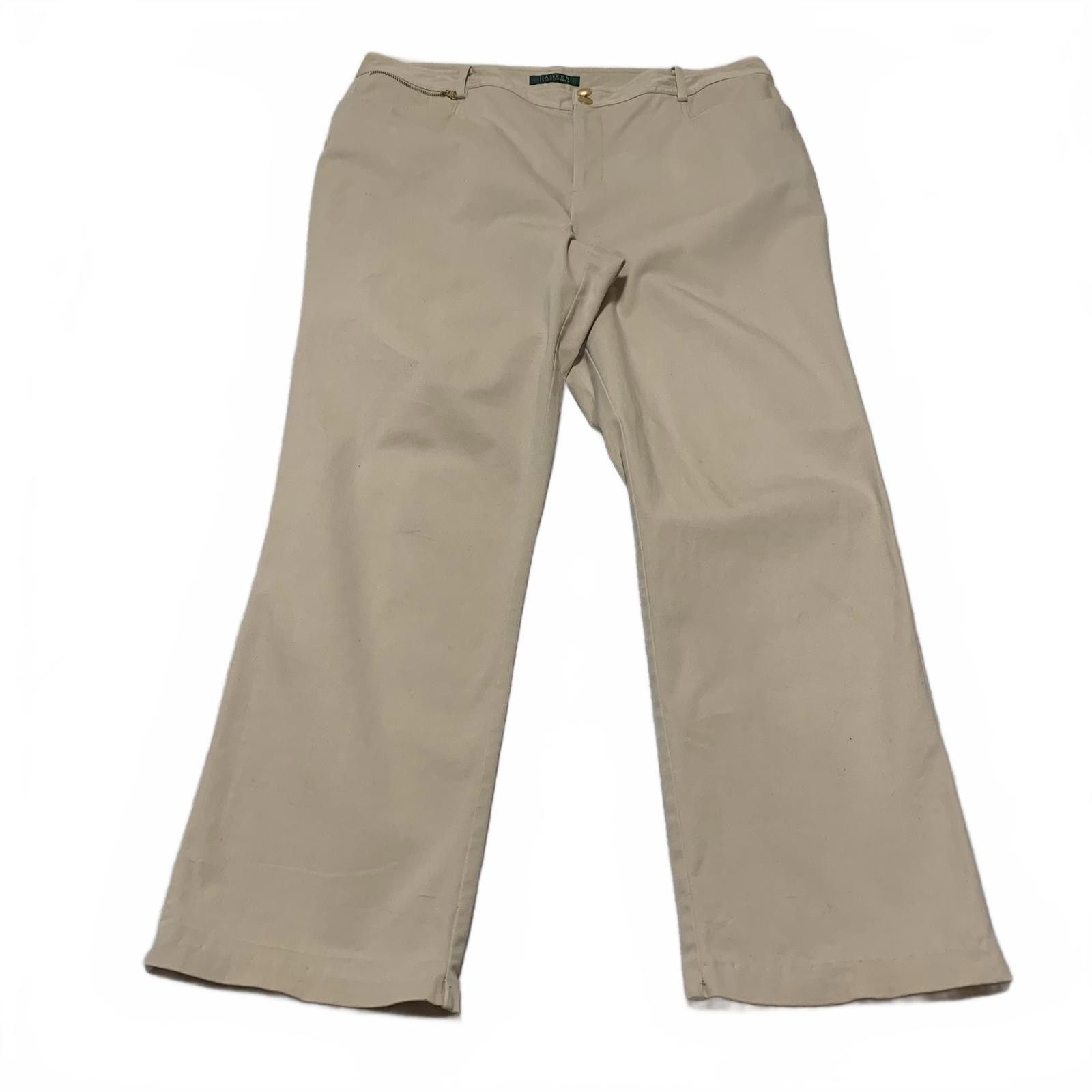 Lauren Ralph Lauren Lauren Ralph Lauren Women's Size 16 Beige Khaki Chino Pants Size 38" / US 16 / IT 52 - 10 Thumbnail