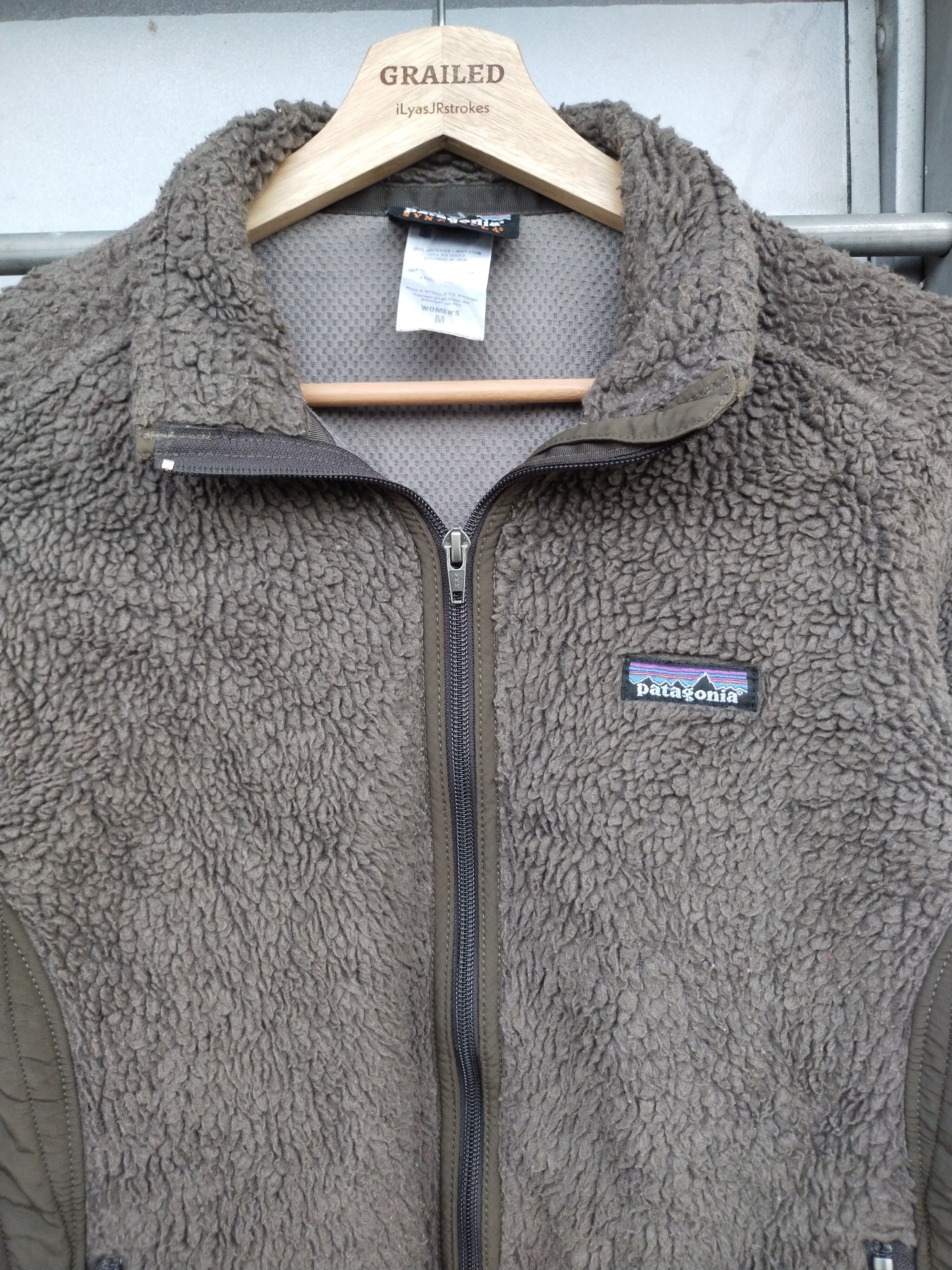 Patagonia Early 00's Patagonia Deep Pile Fleece Jacket Size M / US 6-8 / IT 42-44 - 4 Thumbnail