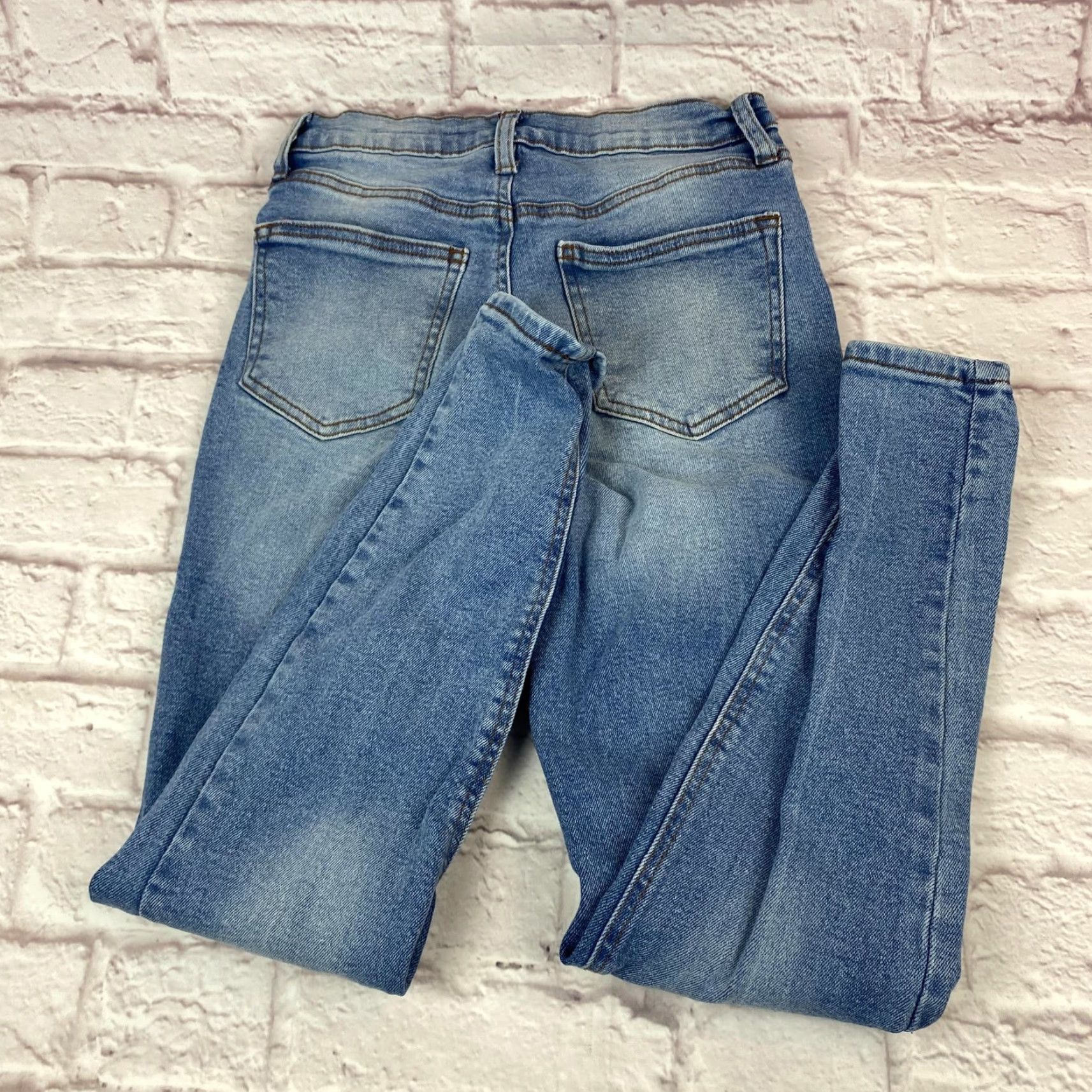 Vintage Celebrity Pink Jeans 5 27 Juniors Blue The Spice Out Of Time Stretch Denim Pants Size 27" / US 4 / IT 40 - 4 Thumbnail