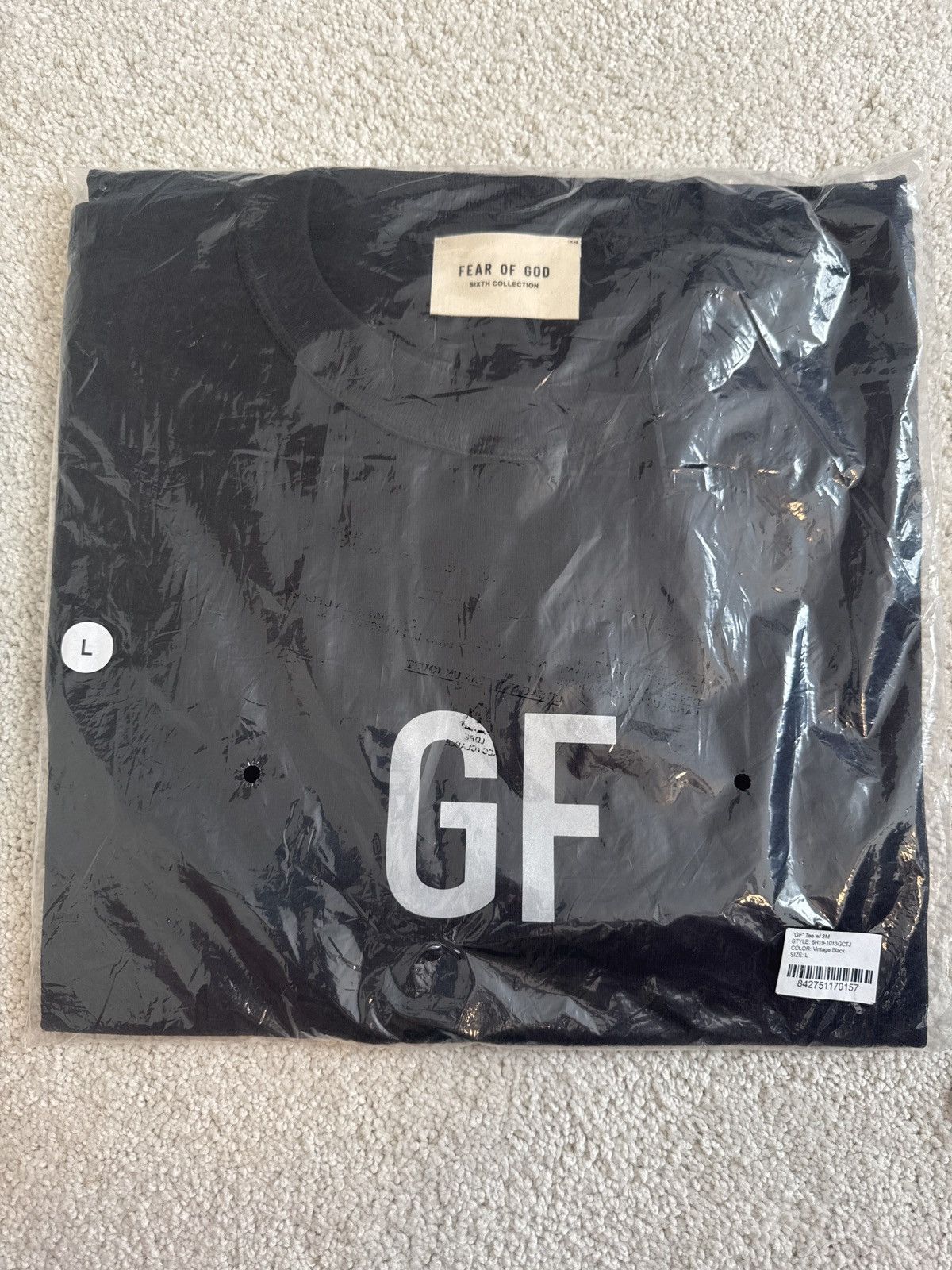 Fear of God Fear of God x Just Don x off white GF George Floyd tee sz L Size US L / EU 52-54 / 3 - 3 Thumbnail