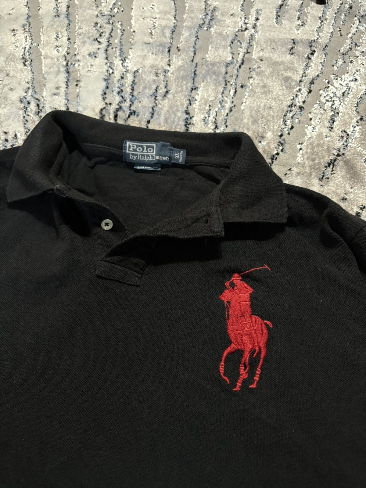 Polo Ralph Lauren Chief Keef Polo Ralph Lauren black big pony longsleeve Size US XL / EU 56 / 4 - 2 Thumbnail