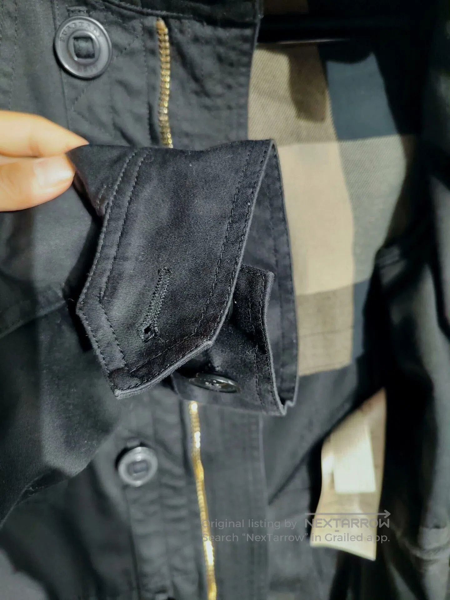 Burberry Burberry Brit Black Field Jacket. Size US XS / EU 42 / 0 - 4 Thumbnail
