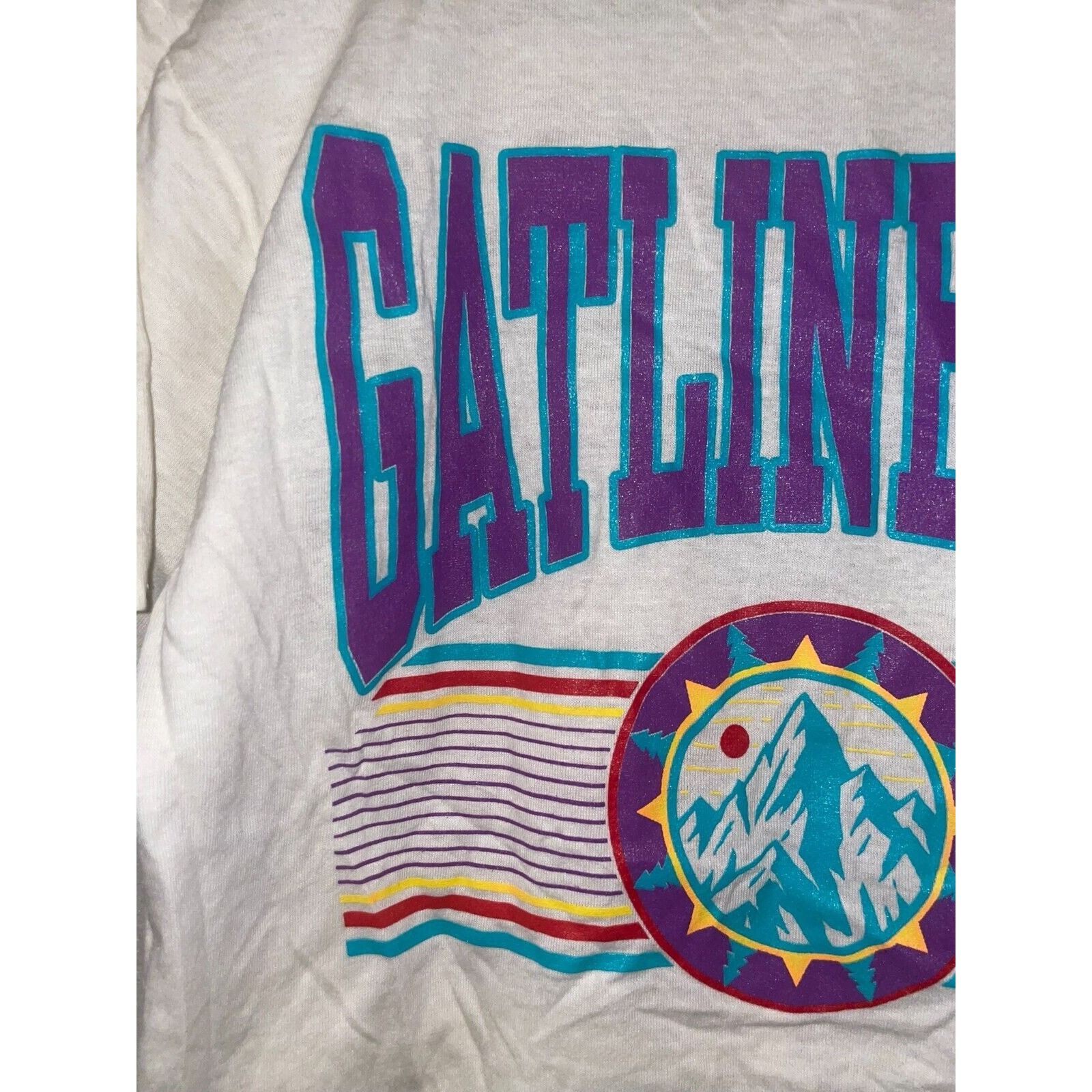 Jerzees Vintage Lake Of The Ozarks Shirt Gatlinburg Test Print Tee Size US M / EU 48-50 / 2 - 13 Thumbnail