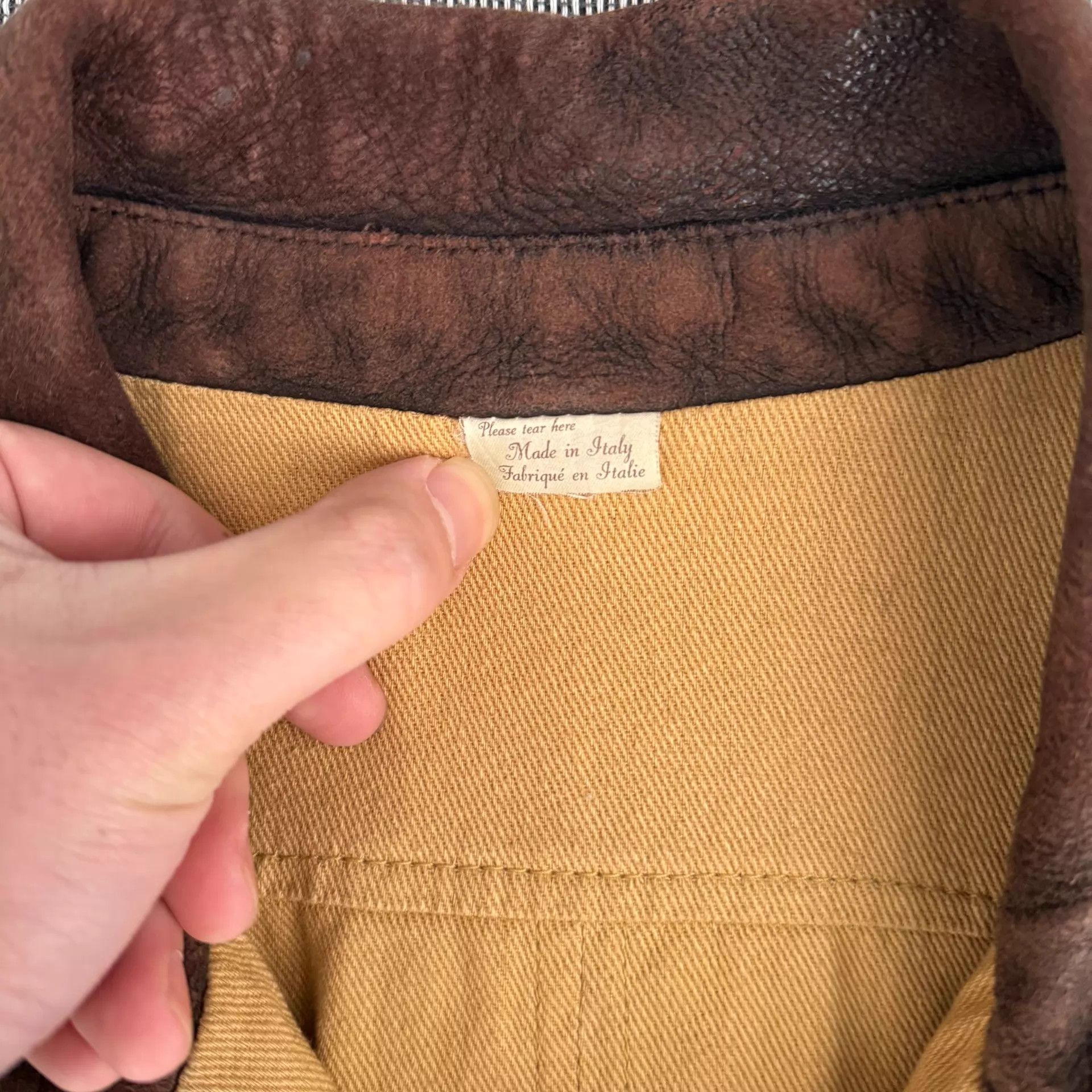 Levi's LVC 1940s Italian Lambskin Deep Brown Reversible XL Jacket Size US XL / EU 56 / 4 - 5 Thumbnail