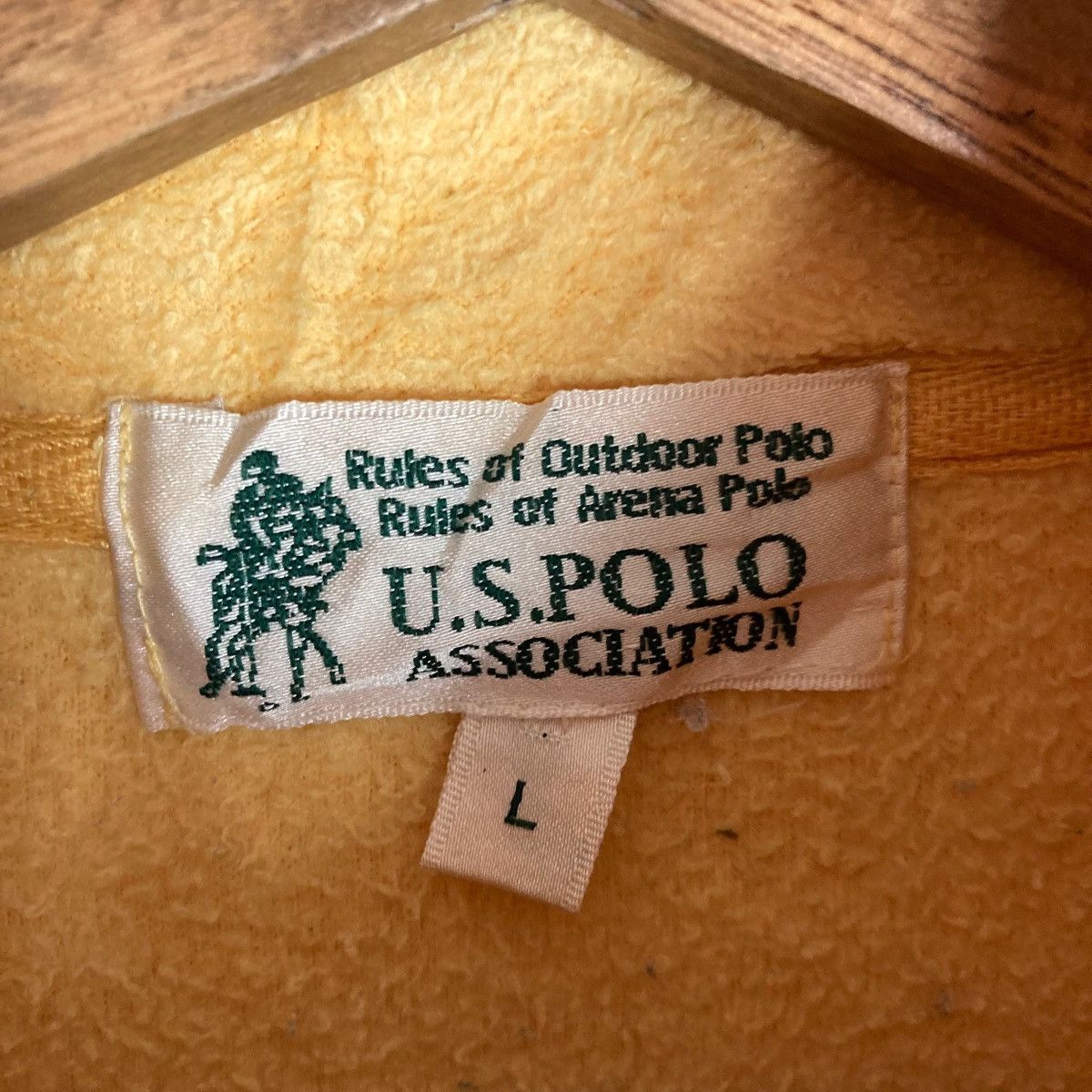 U.S. Polo Assn. Vintage US Polo Association Quarter Zip Pullover Jumper Size US L / EU 52-54 / 3 - 7 Thumbnail