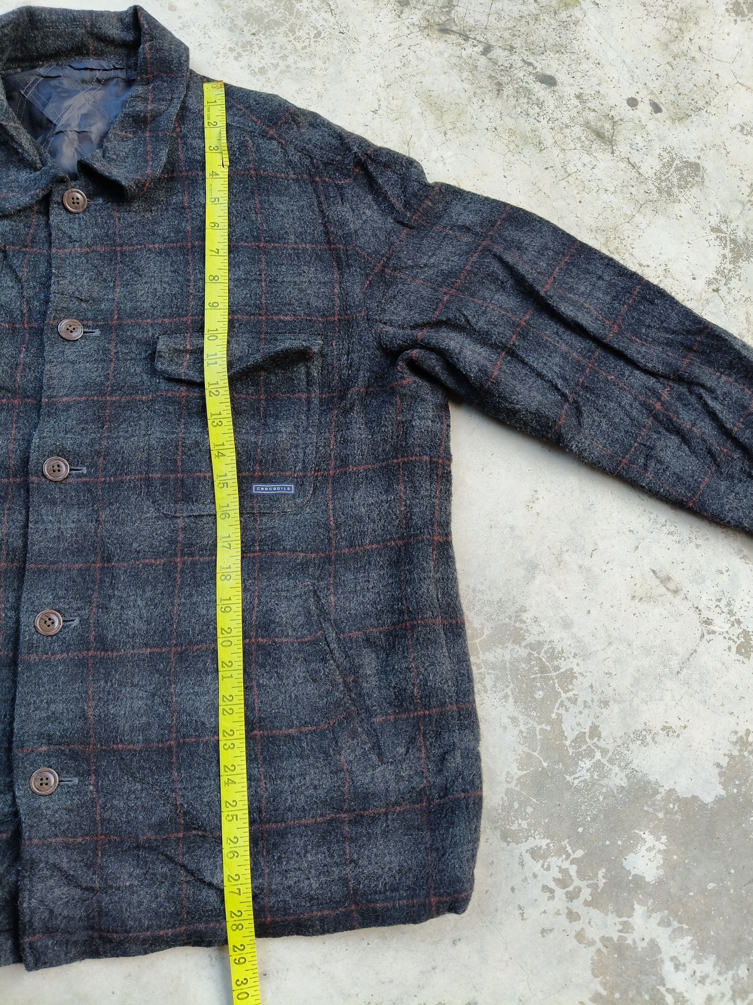 Japanese Brand Vintage Crocodile Wool Button Jacket Size US M / EU 48-50 / 2 - 15 Thumbnail