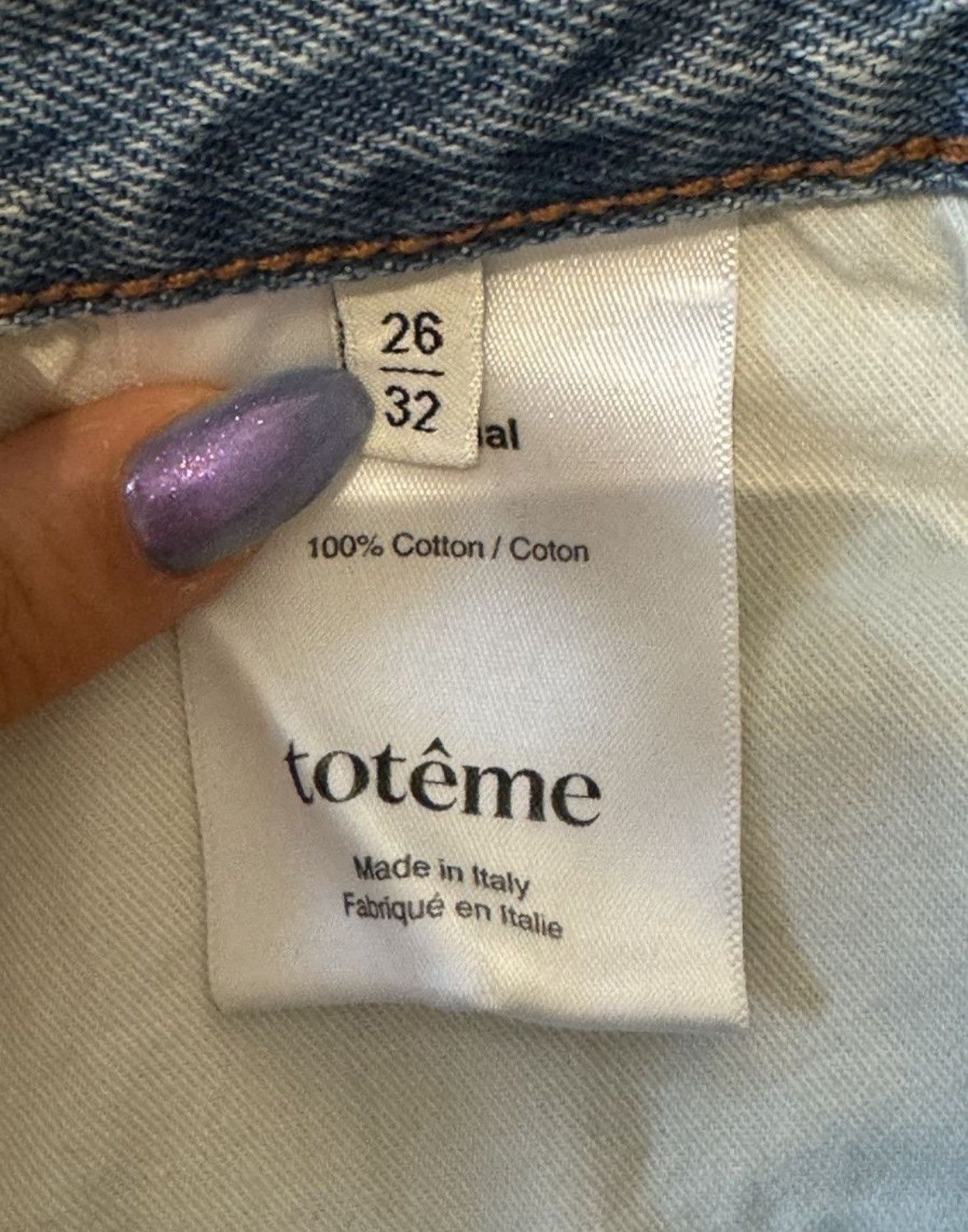 Toteme TOTEME Twisted Seam mid-rise straight jeans Size 25" / US 0 / IT 36 - 10 Thumbnail
