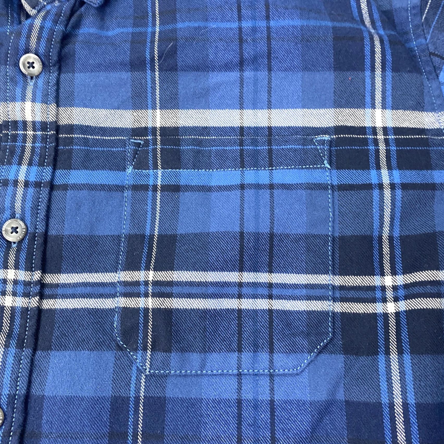 Eddie Bauer Eddie Bauer Shirt Mens XL Blue Plaid Cotton Button-Down Long Sleeve Classic Fit Size US XL / EU 56 / 4 - 2 Thumbnail
