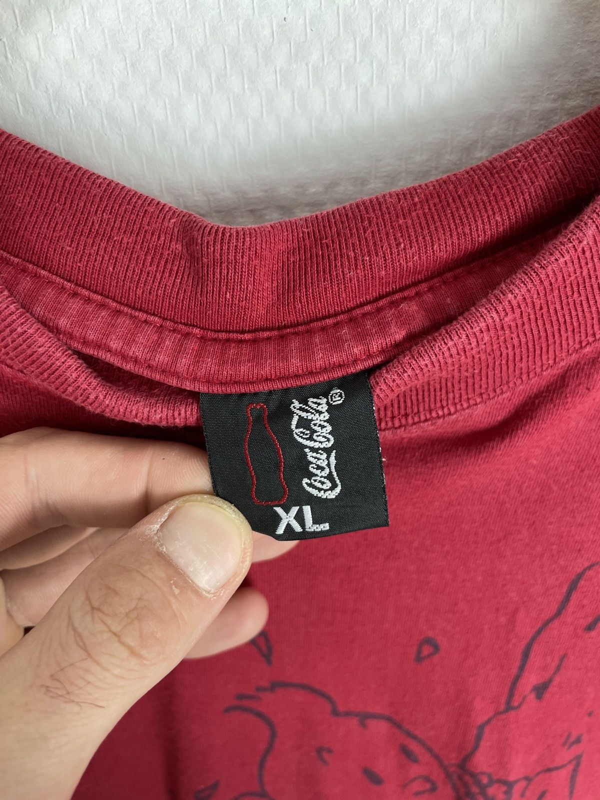 Coca Cola Rare 1929 Coca Cola Big Print Logo tintin made in Usa T-Shirt Tee Size US M / EU 48-50 / 2 - 4 Thumbnail