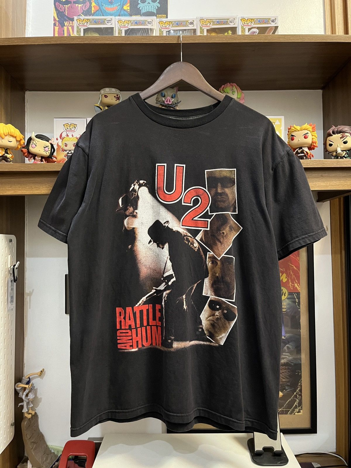 Band Tees × Streetwear × Vintage 1988 U2 Rattle And Hum Album Tour 