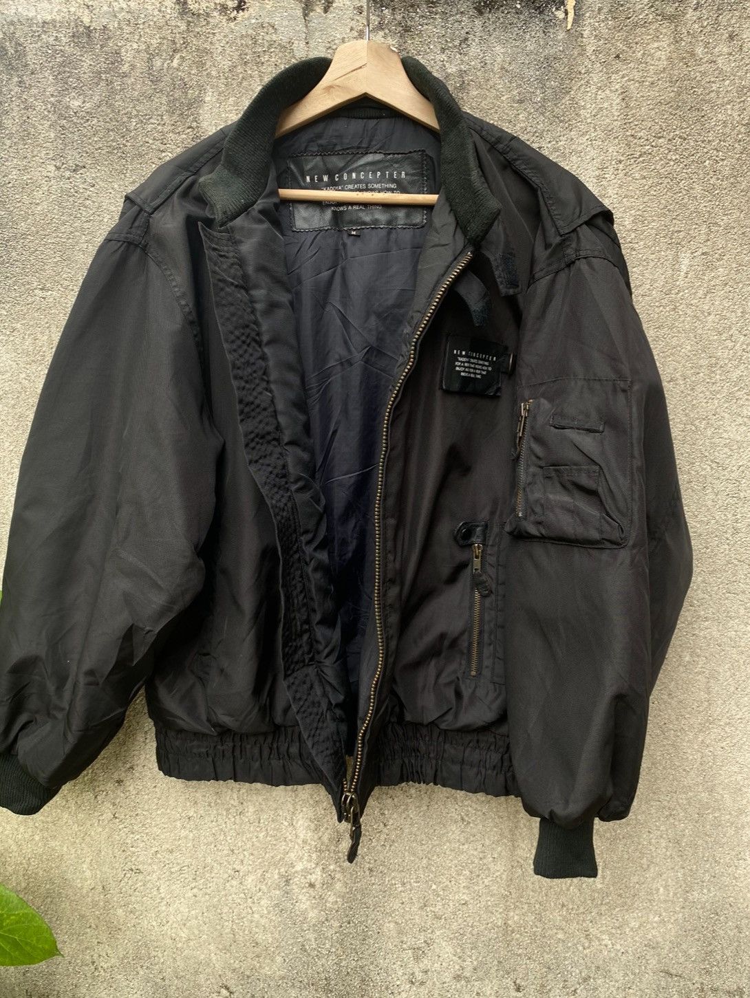 Hein Gericke × Kadoya Kadoya Bomber Stylist Biker Jacket IsseyMiyake Design Size US M / EU 48-50 / 2 - 3 Thumbnail