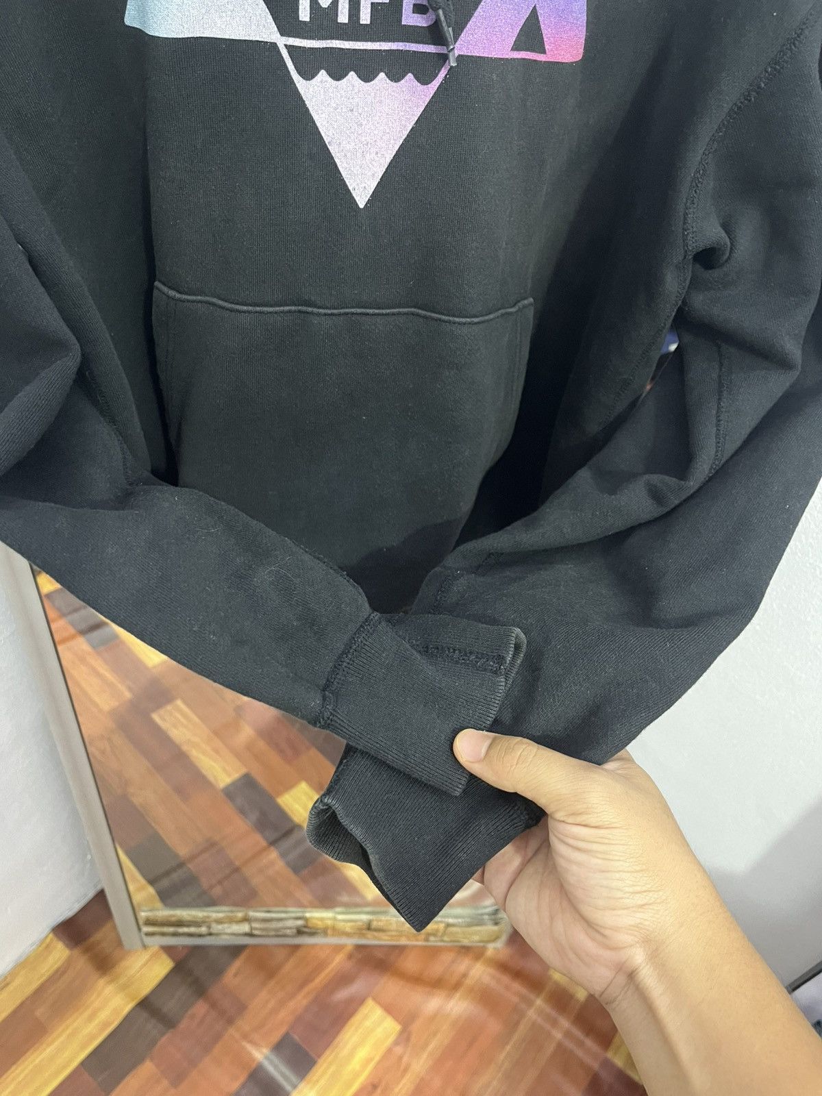 Japanese Brand MFB Miyaco Fishing Boy Gradient Logo Hoodie M Size US M / EU 48-50 / 2 - 5 Thumbnail