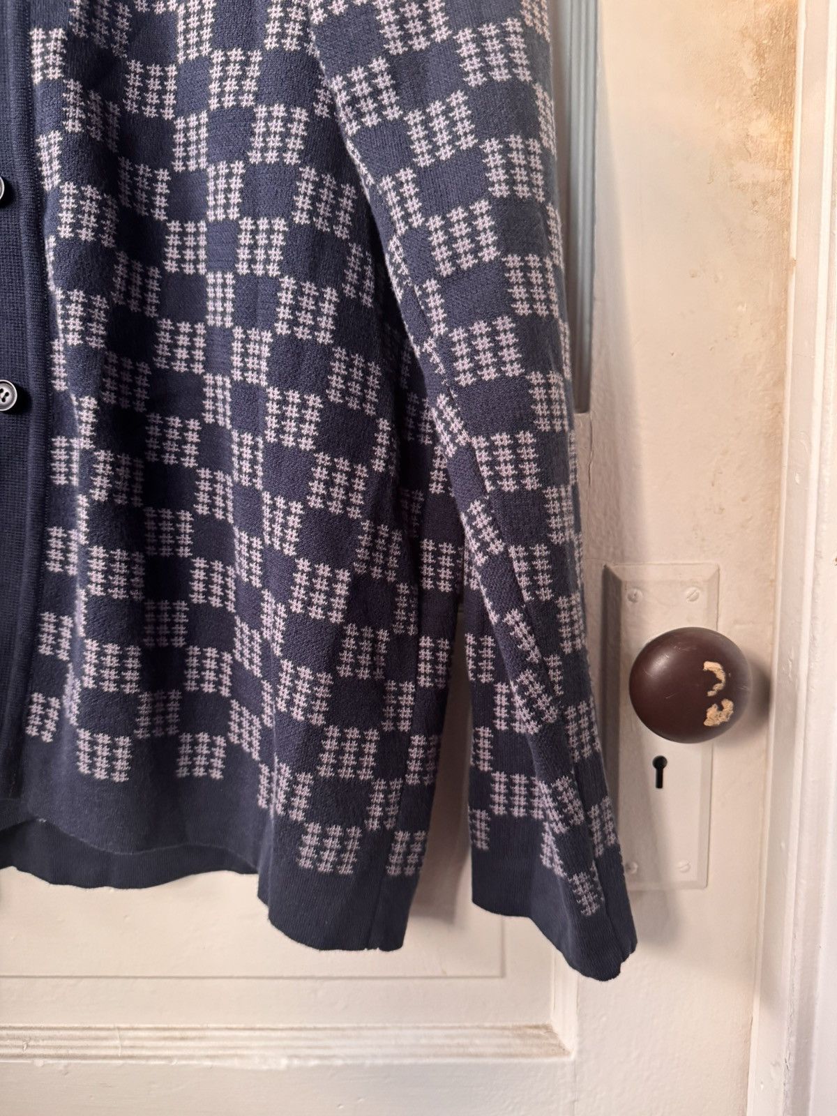Far Afield Far Afield Checkered Sweater Polo Size US L / EU 52-54 / 3 - 4 Thumbnail