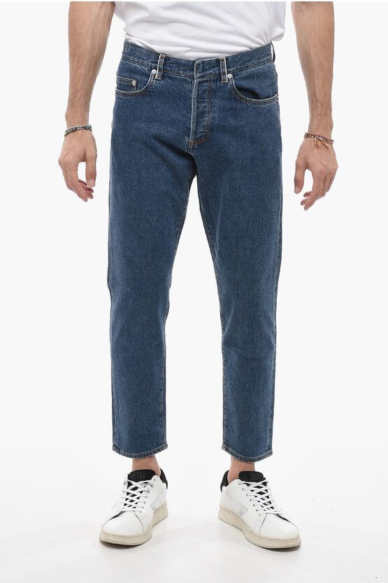image of Dior Skinny Fit Dark Wash Denims 16Cm in Blue, Men's (Size 29)