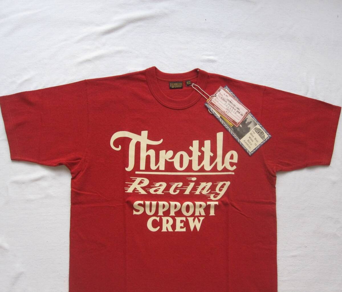 Freewheelers T-shirt "Throttle Racing" Size US L / EU 52-54 / 3 - 6 Thumbnail