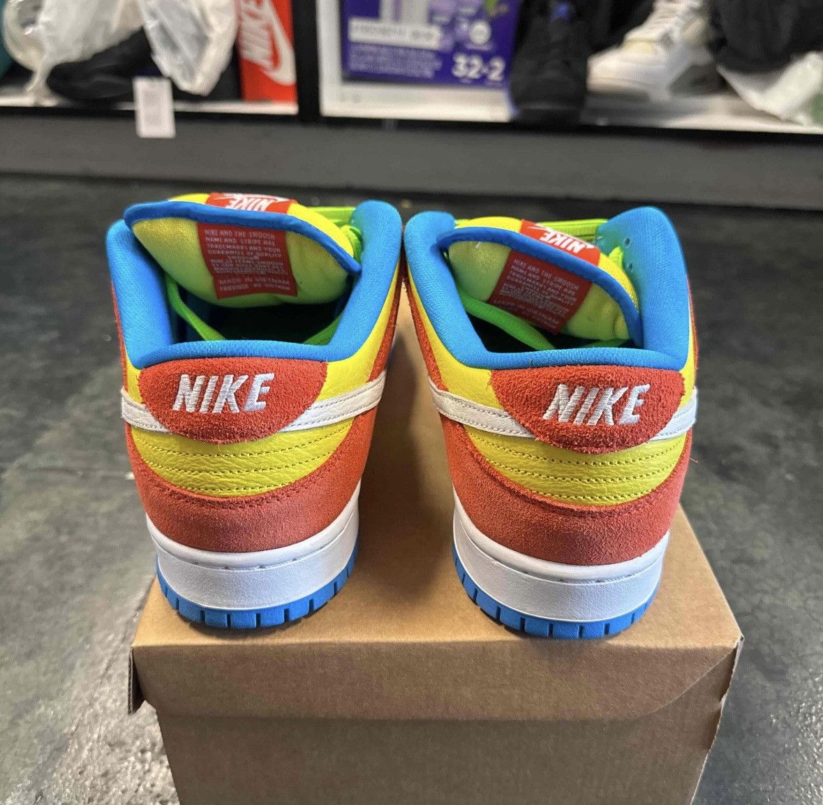 Nike SB Dunk Low Bart Simspon Size US 12 / EU 45 - 4 Thumbnail