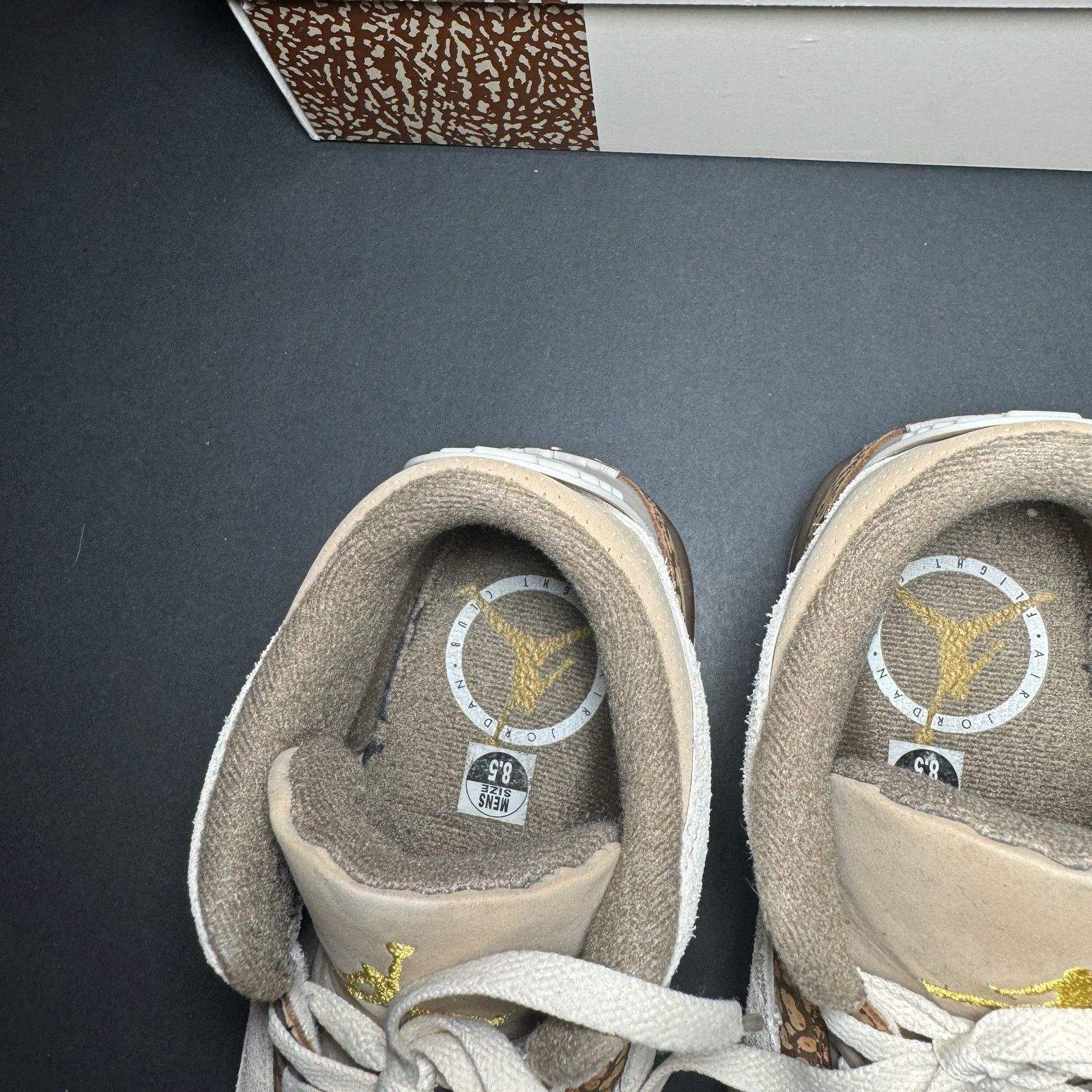 Jordan Brand × Nike Size 8.5 - Nike Air Jordan 3 Retro Palomino Men's Shoes Size US 8.5 / EU 41-42 - 6 Thumbnail
