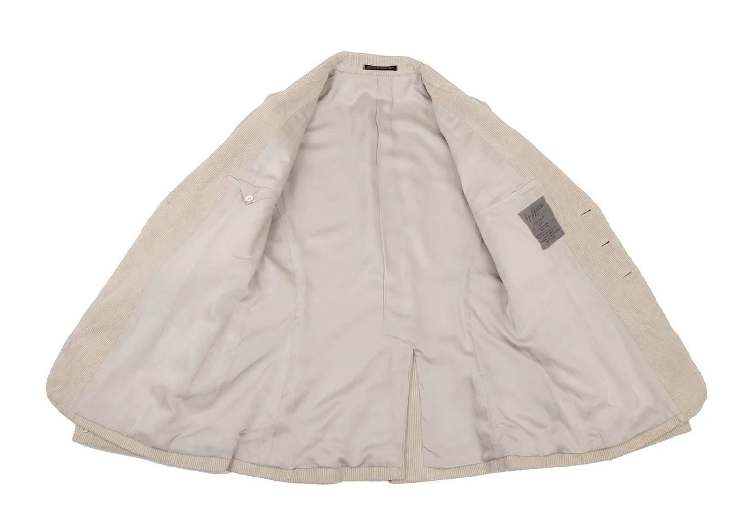 Yohji Yamamoto Yohji Yamamoto Corduroy 3B Jacket Beige M Size US M / EU 48-50 / 2 - 13 Thumbnail