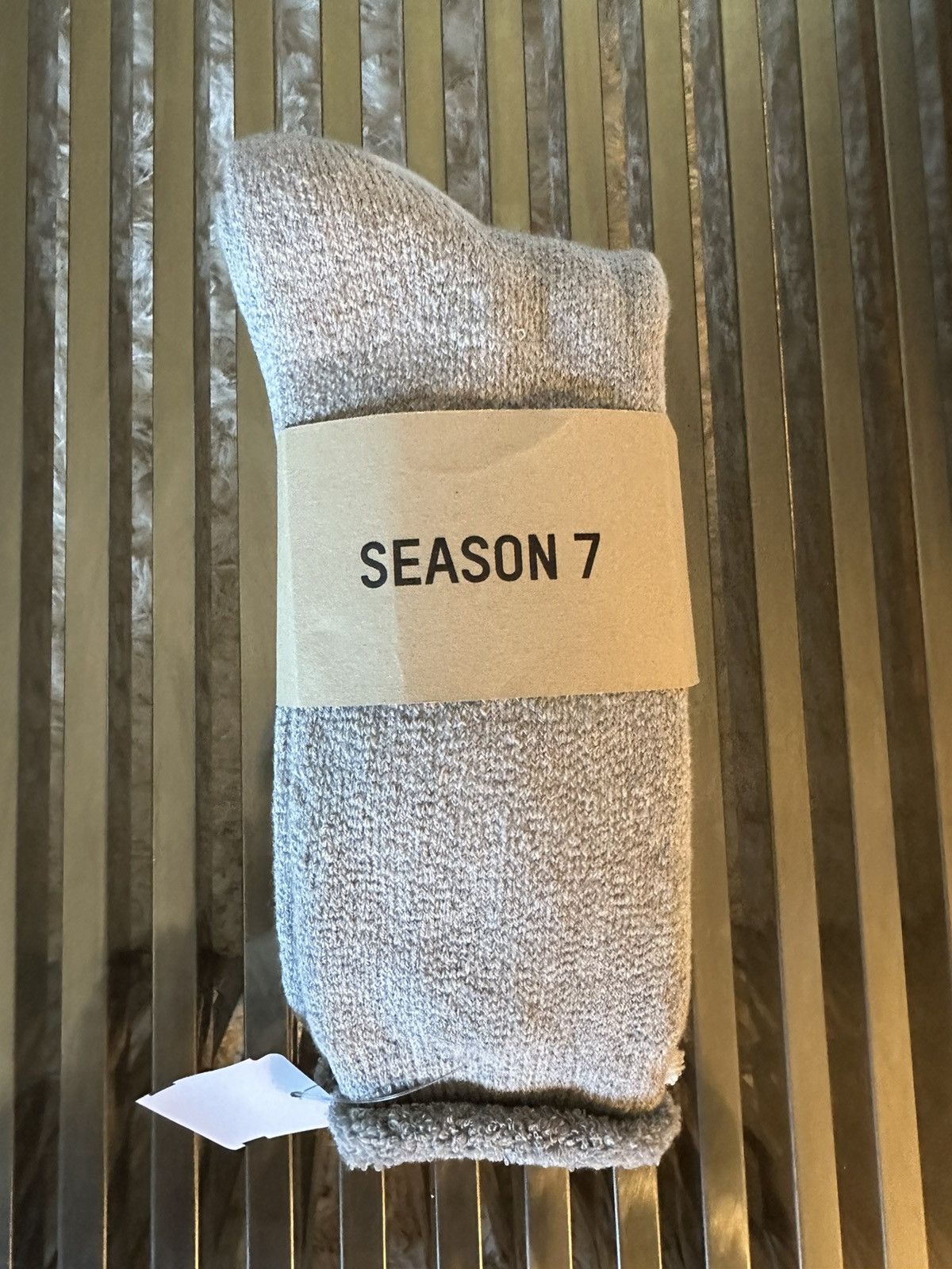 YEEZY bouclette socks color two sz S/M brand new