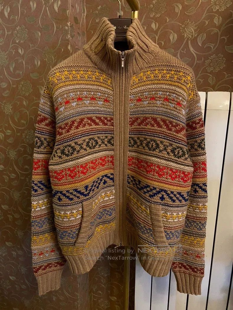 LoroPiana Christmas Limited Bomber Sweater.
