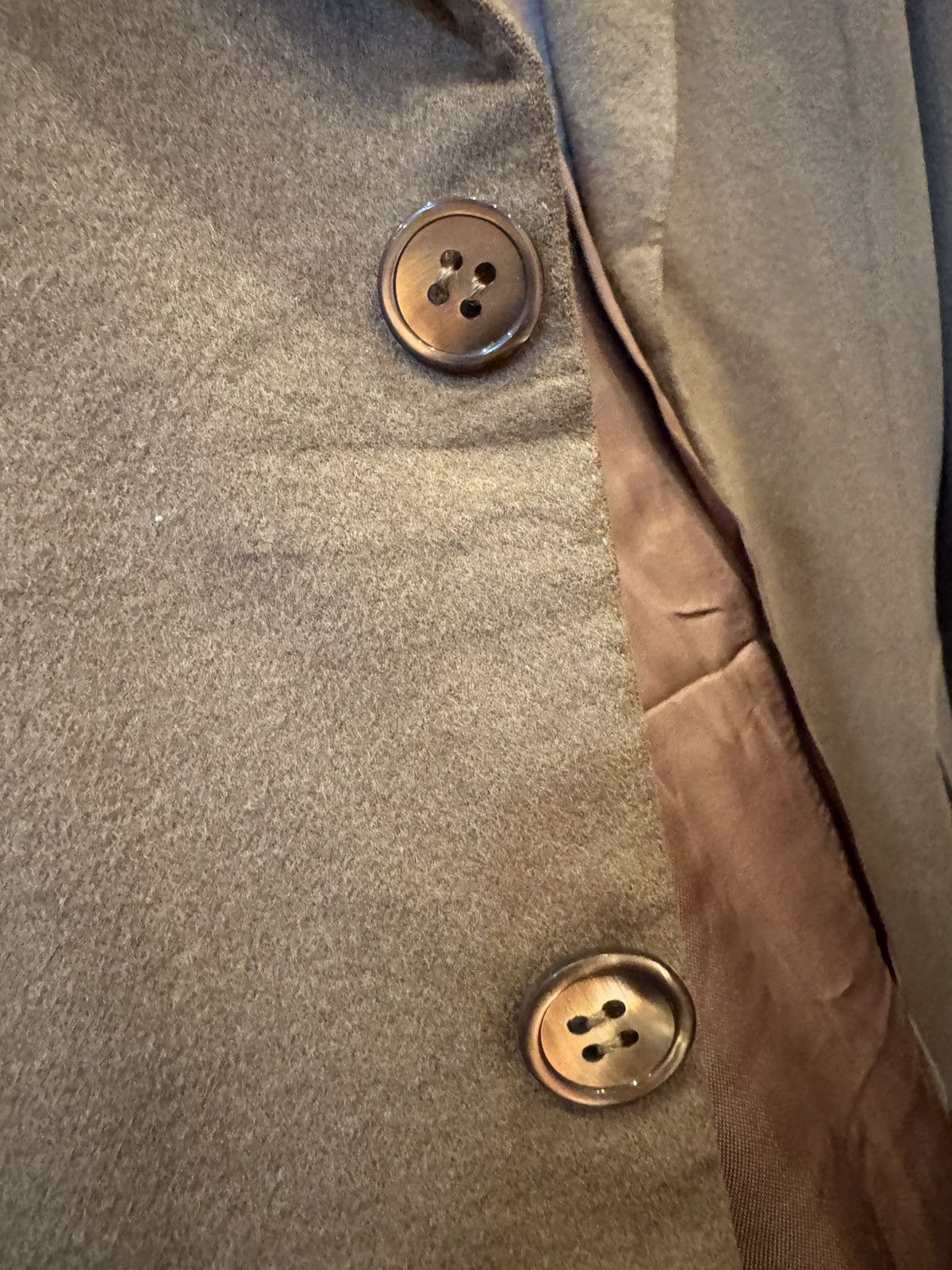 Ermenegildo Zegna Ermenegildo Zegna Wool Blazer Sport Coat Brown Vintage Size 40R - 6 Thumbnail