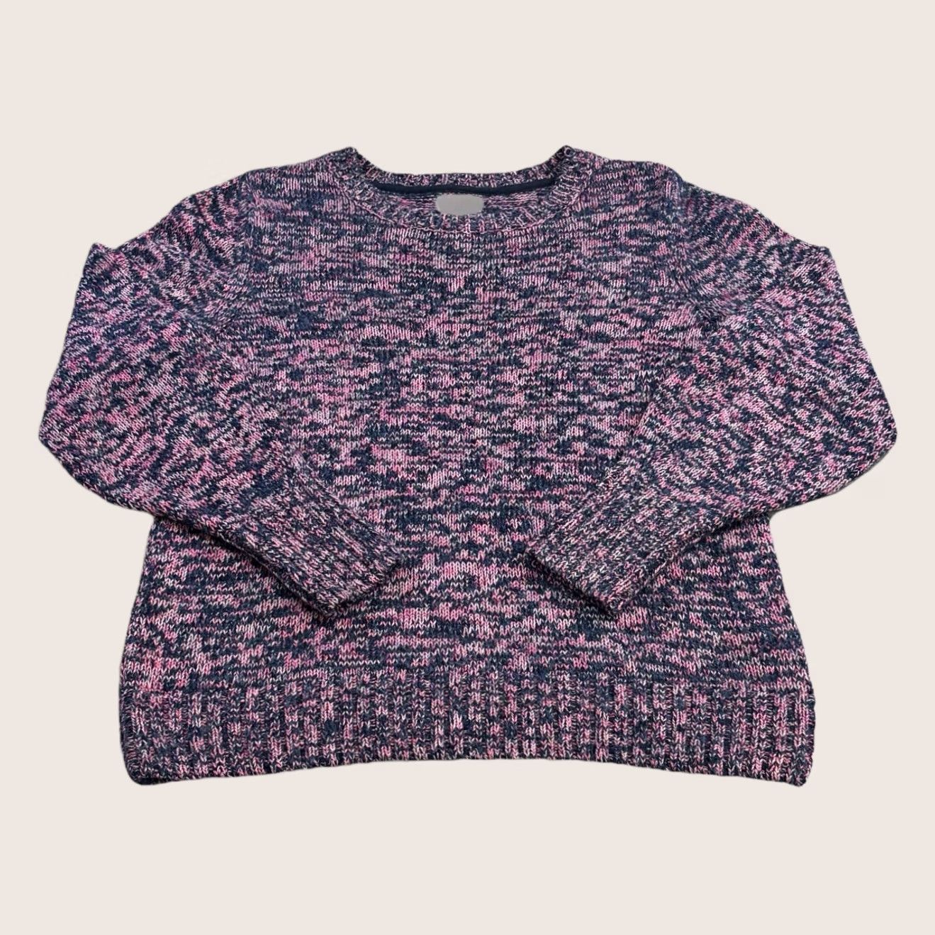 FatFace FatFace Fleur jumper UK12 navy & pink marl Women’s knit Pullover Crew Neck Vgc Size XL / US 12-14 / IT 48-50 - 1 Thumbnail