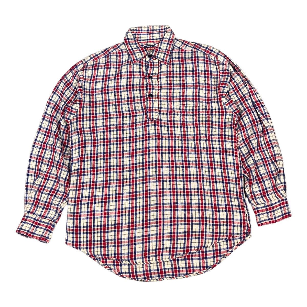 45rpm 45rpm japan flannel design half button shirt Size US S / EU 44-46 / 1 - 1 Thumbnail