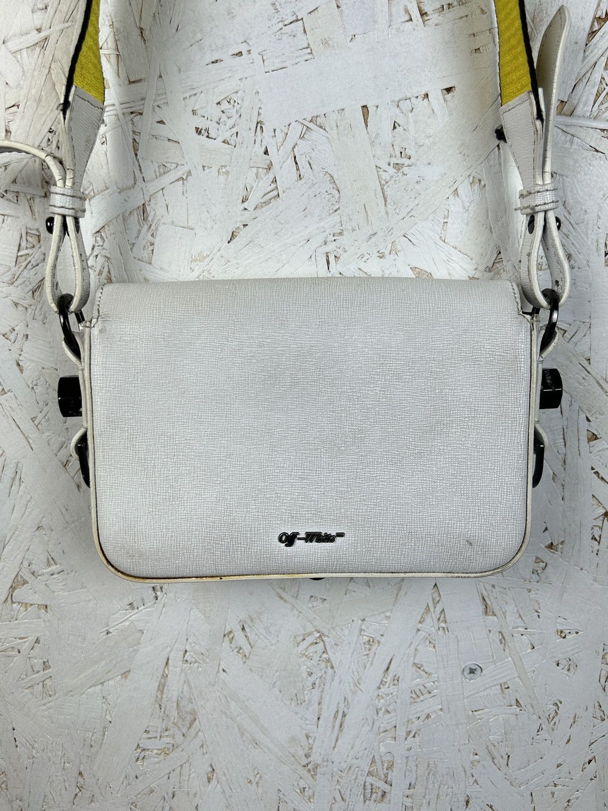 Off-White Off White Diag Crossbody Leather Bag Virgil Abloh Size ONE SIZE - 9 Thumbnail