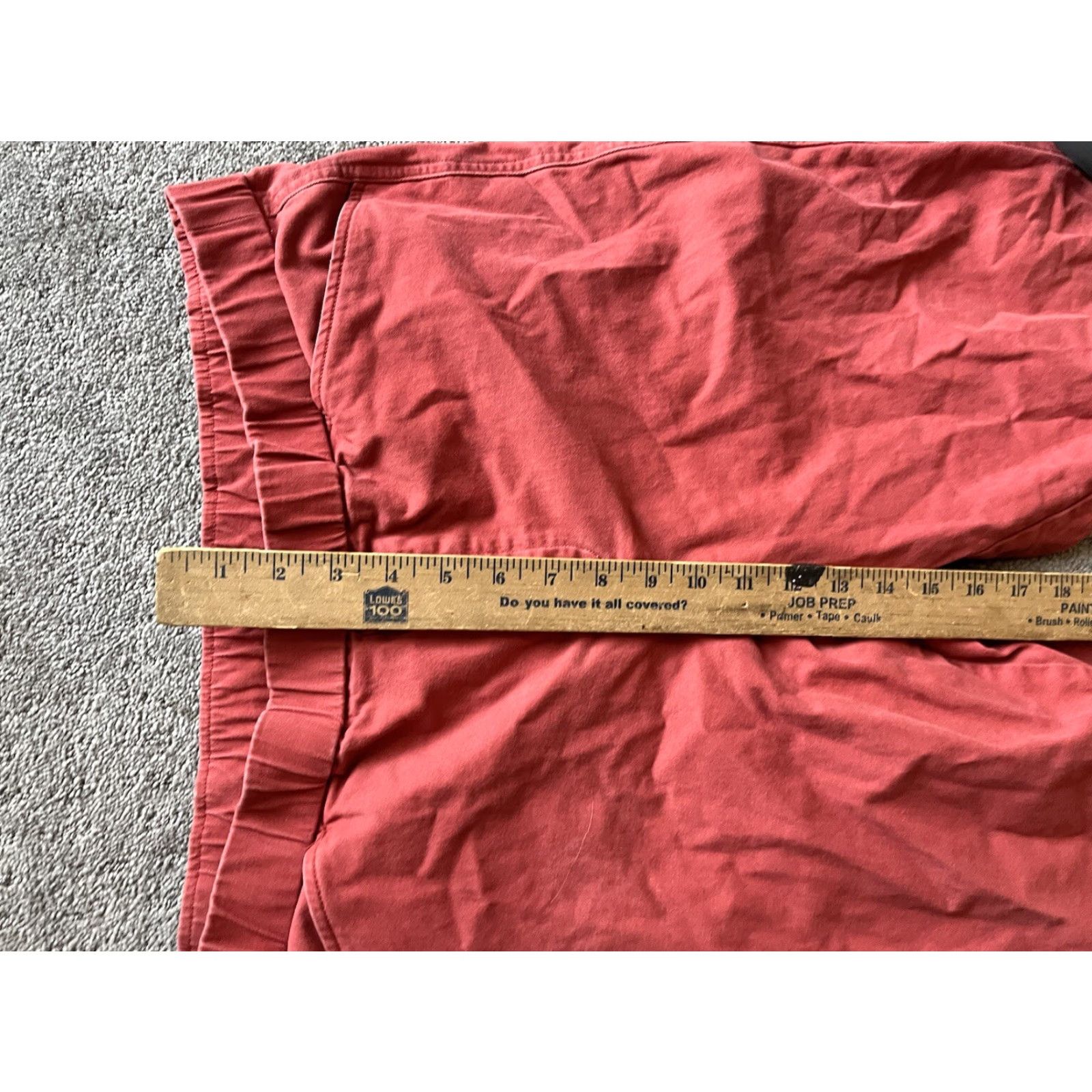 Lands' End Lands' End Solid 2-Pocket Pull On Twill Pants Women 14 Coral Cotton Blend Twill Fit Regular Inseam 25 in Ankle Pockets Elastic Waist Shoes? Size 36" / US 14 / IT 50 - 6 Thumbnail