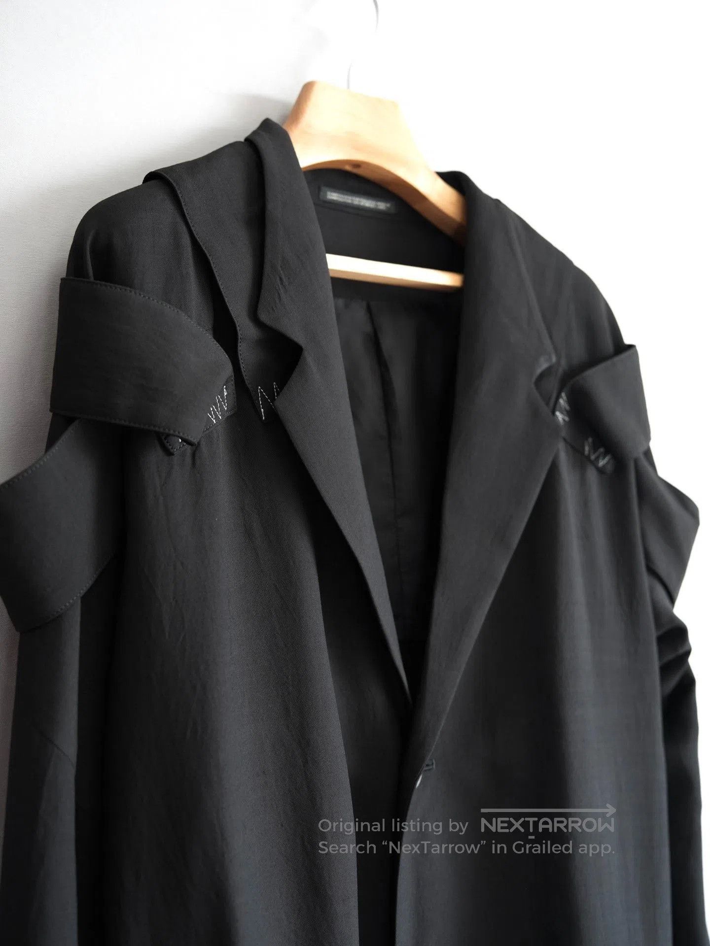 Yohji Yamamoto Yohji Yamamoto 24SS Asymmetric Rope Knot Coat. Size US M / EU 48-50 / 2 - 6 Thumbnail