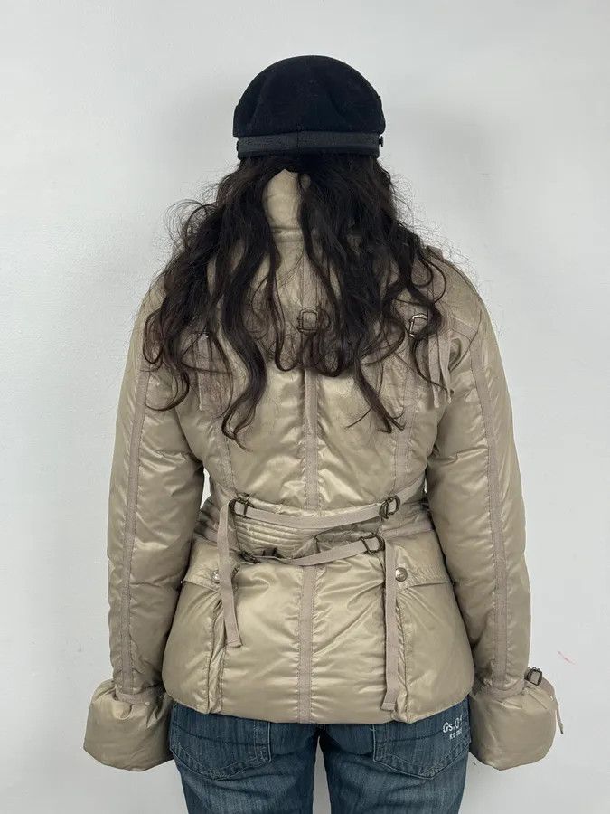 Just Cavalli 2000s Cavalli Beige Parachute Bondage Harness Puffer Jacket Size US S / EU 44-46 / 1 - 3 Thumbnail