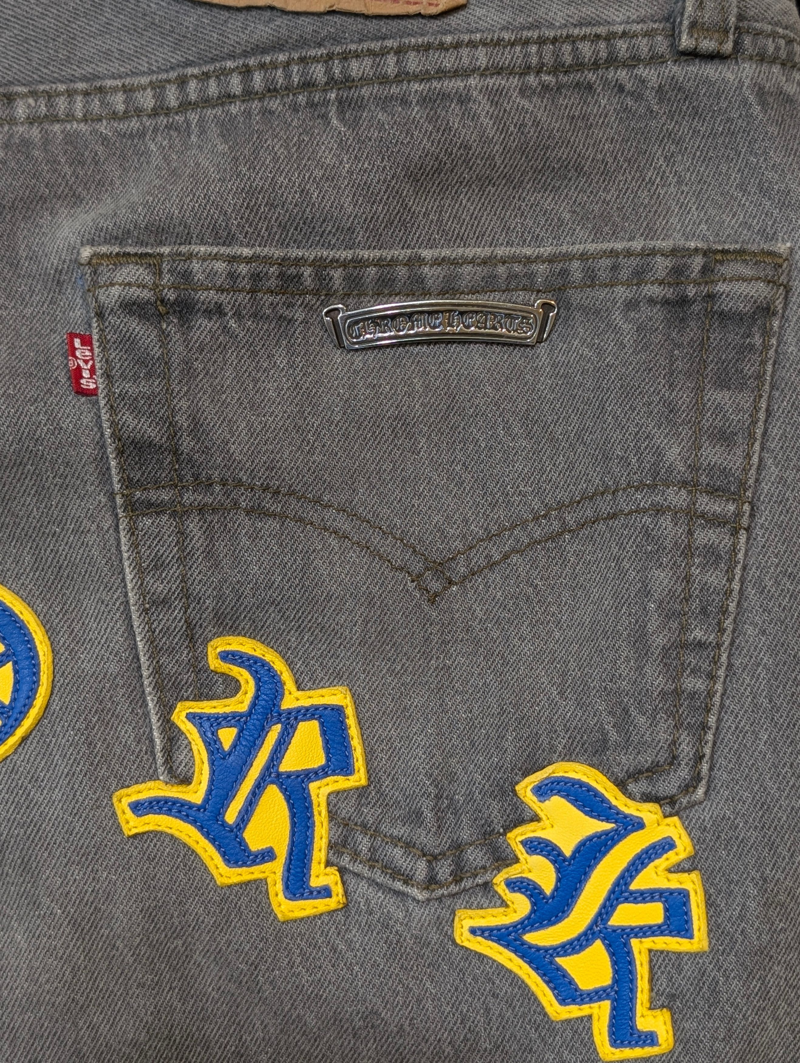 Chrome Hearts Levi's Cross Patch New York City Jeans Size US 40 / EU 56 - 11 Thumbnail