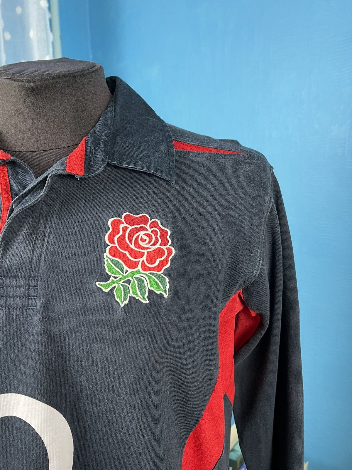 Nike Nike vintage rugby long sleeve polo VTG England Size US L / EU 52-54 / 3 - 2 Thumbnail