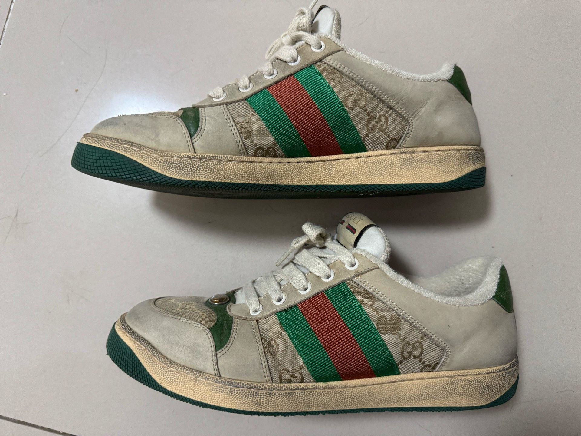 Gucci Gucci dirty shoes，with original box Size US 8 / EU 41 - 1 Thumbnail
