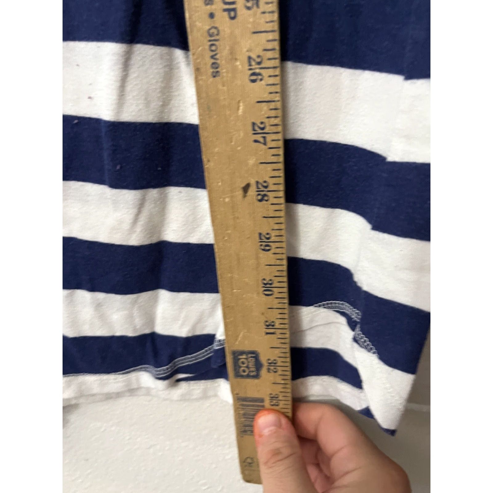 Tommy Hilfiger Tommy Hilfiger Shirt Womens Medium Blue White Striped Long Sleeve Tunic Ladies Size M / US 6-8 / IT 42-44 - 5 Thumbnail