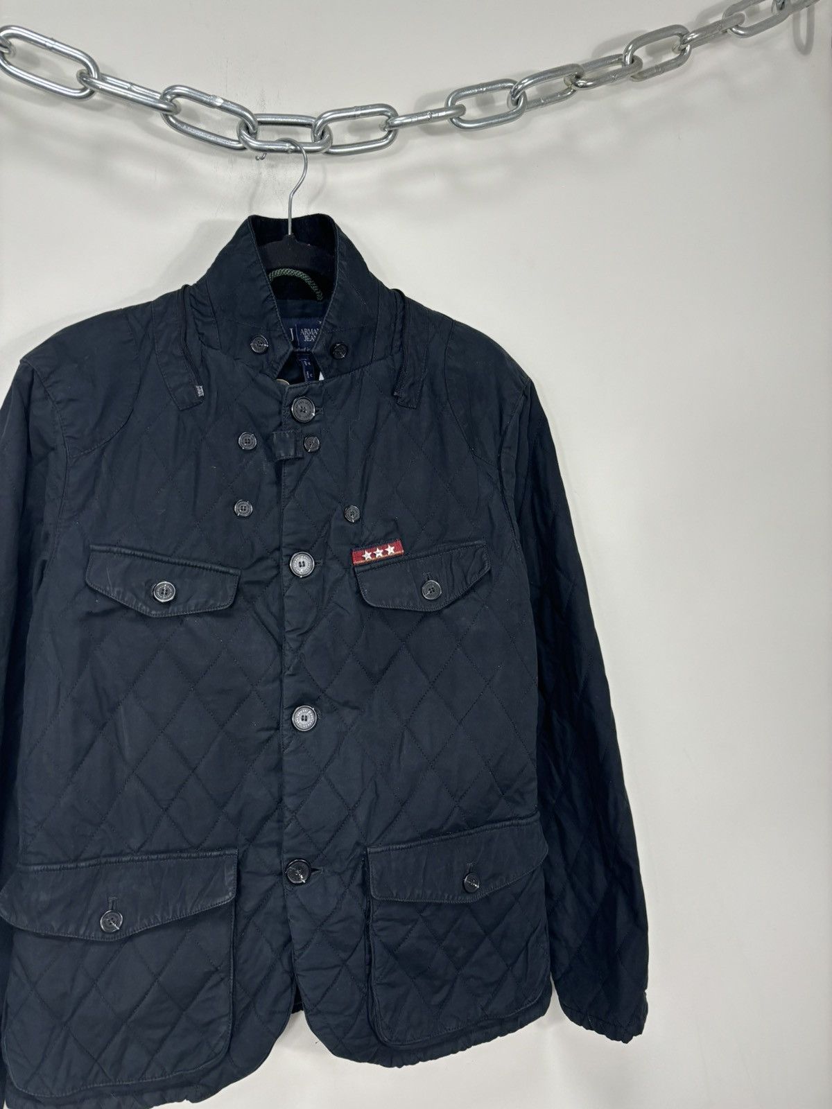 Armani Armani Jeans Men’s Pockets Classic Luxury Quilted Jacket Size US M / EU 48-50 / 2 - 3 Thumbnail