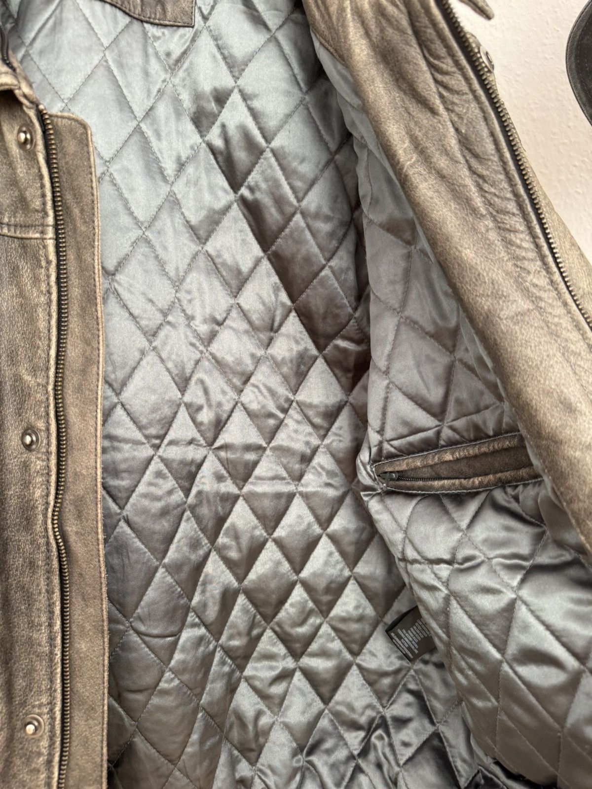 Genuine Leather × Vintage Leather Flight Jacket in Grey Size US M / EU 48-50 / 2 - 9 Thumbnail